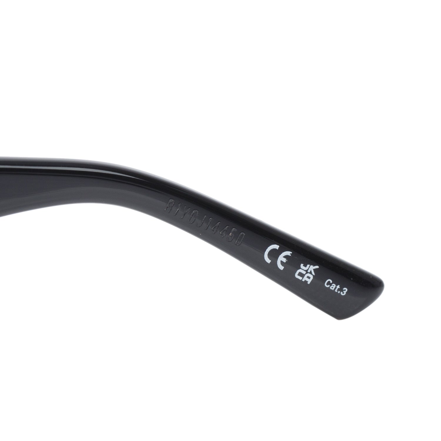 Balenciaga BB0096S Black Dynasty Acetate Rectangle Sunglasses w/ Case