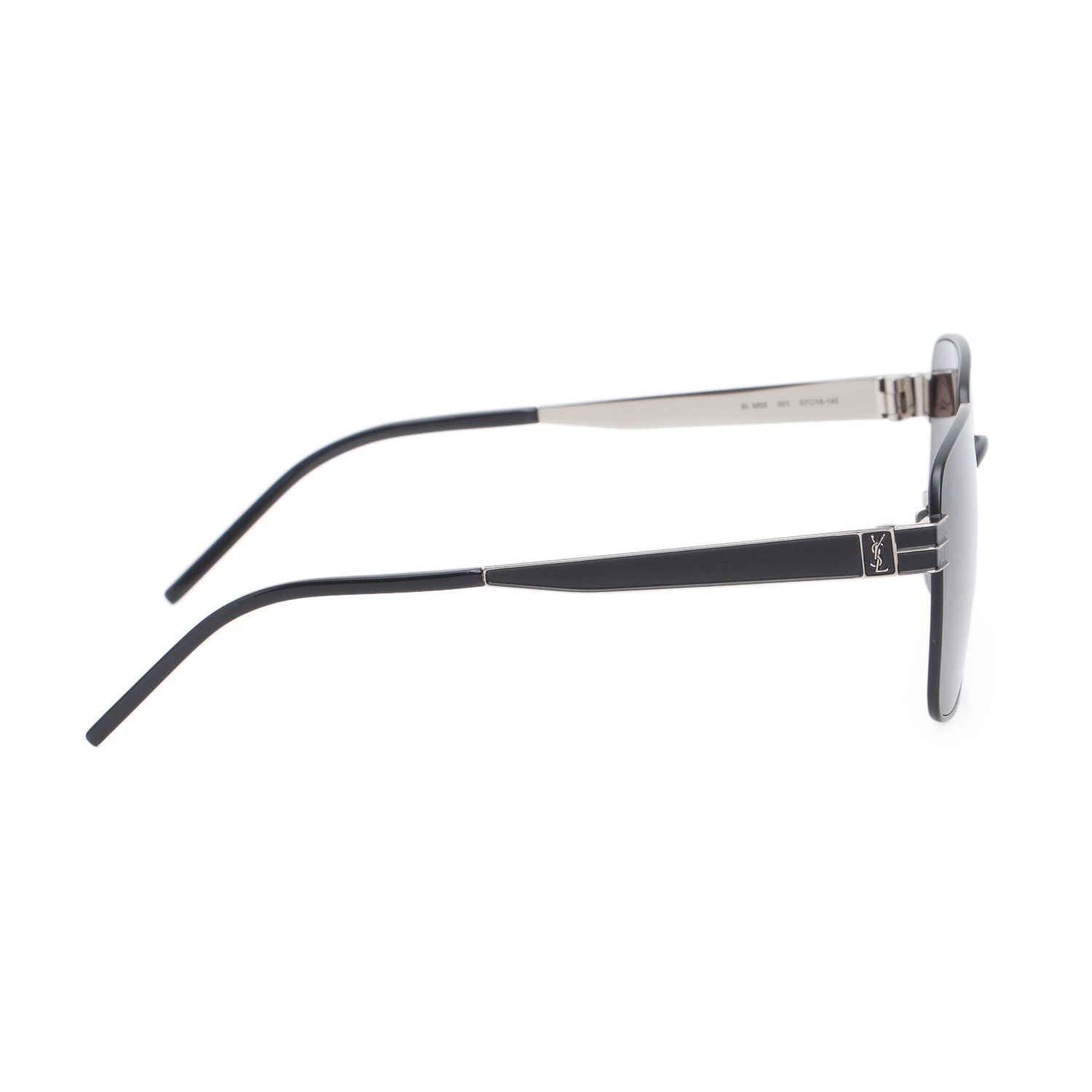 Saint Laurent SL M55 Black Square Sunglasses w/ Case