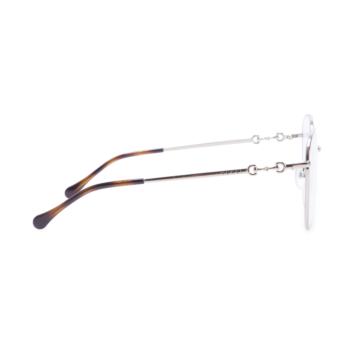 Gucci GG0952O Gold Horsebit Square Eye Glasses w/ Case
