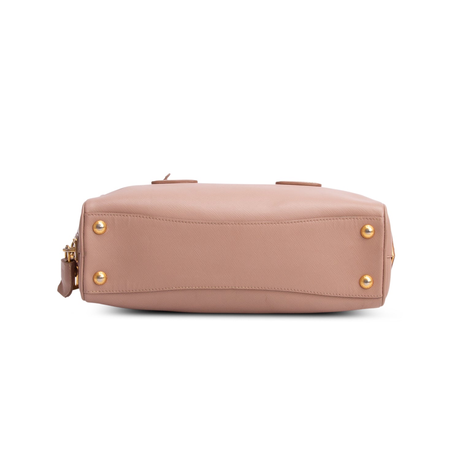 Prada Pink Saffiano Lux Small Boston w/ Strap