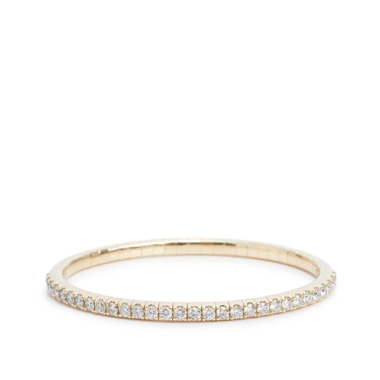 14k Yellow Gold 3.00 tcw. Diamond Expandable Link Bracelet