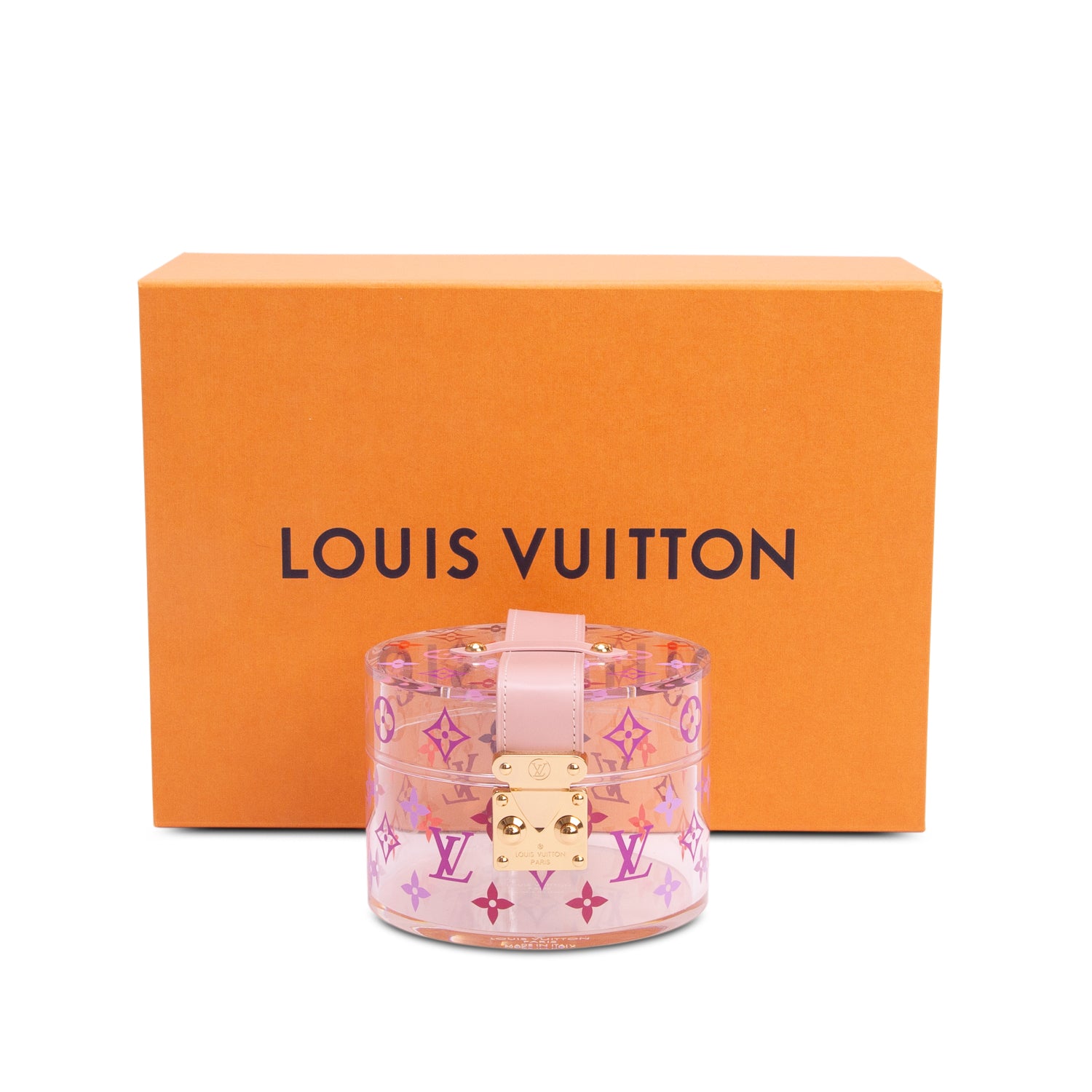 Louis Vuitton 2021 Multicolor Plexiglass Scott Box w/ Box