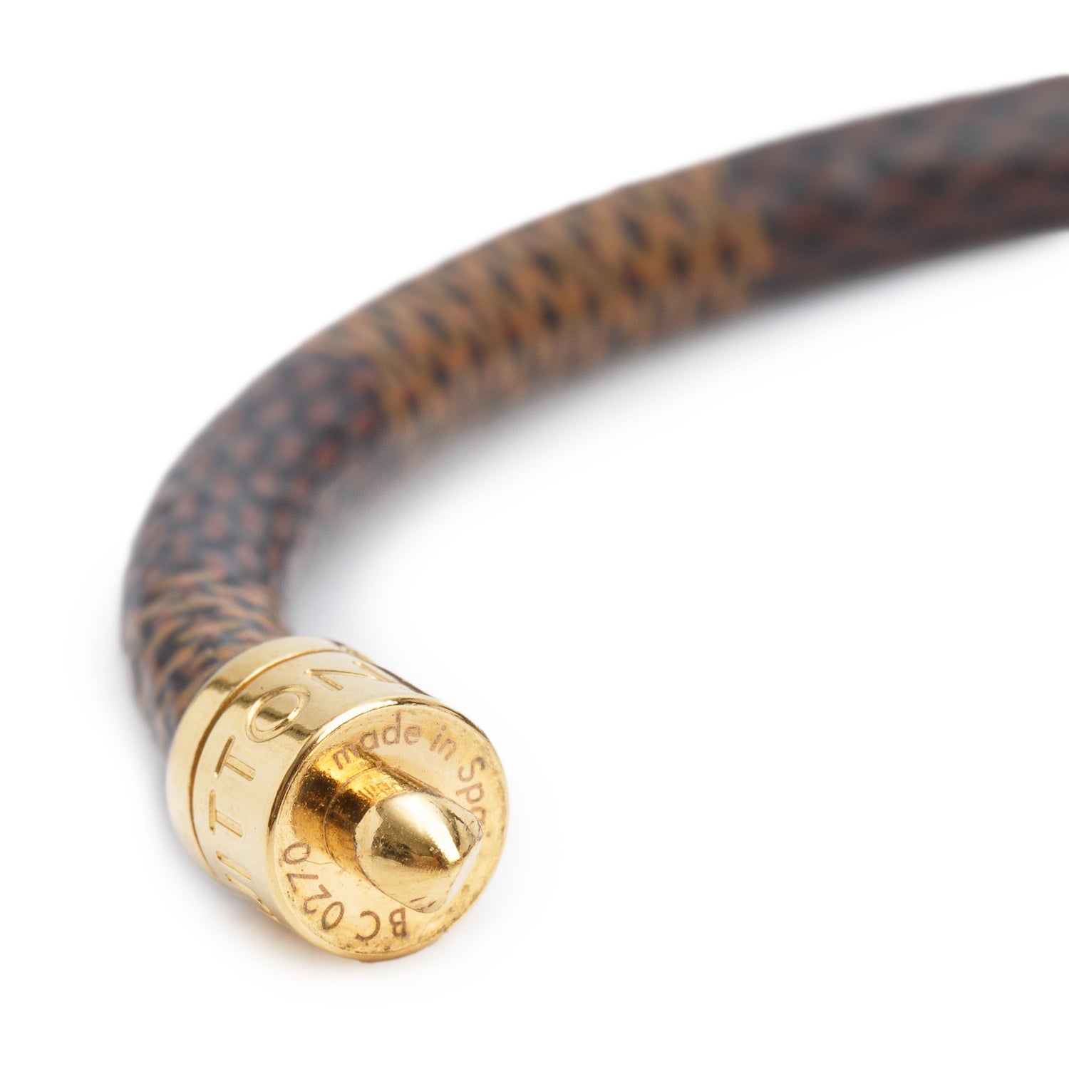 Louis Vuitton Damier Ebene Keep It Bracelet w/ Box