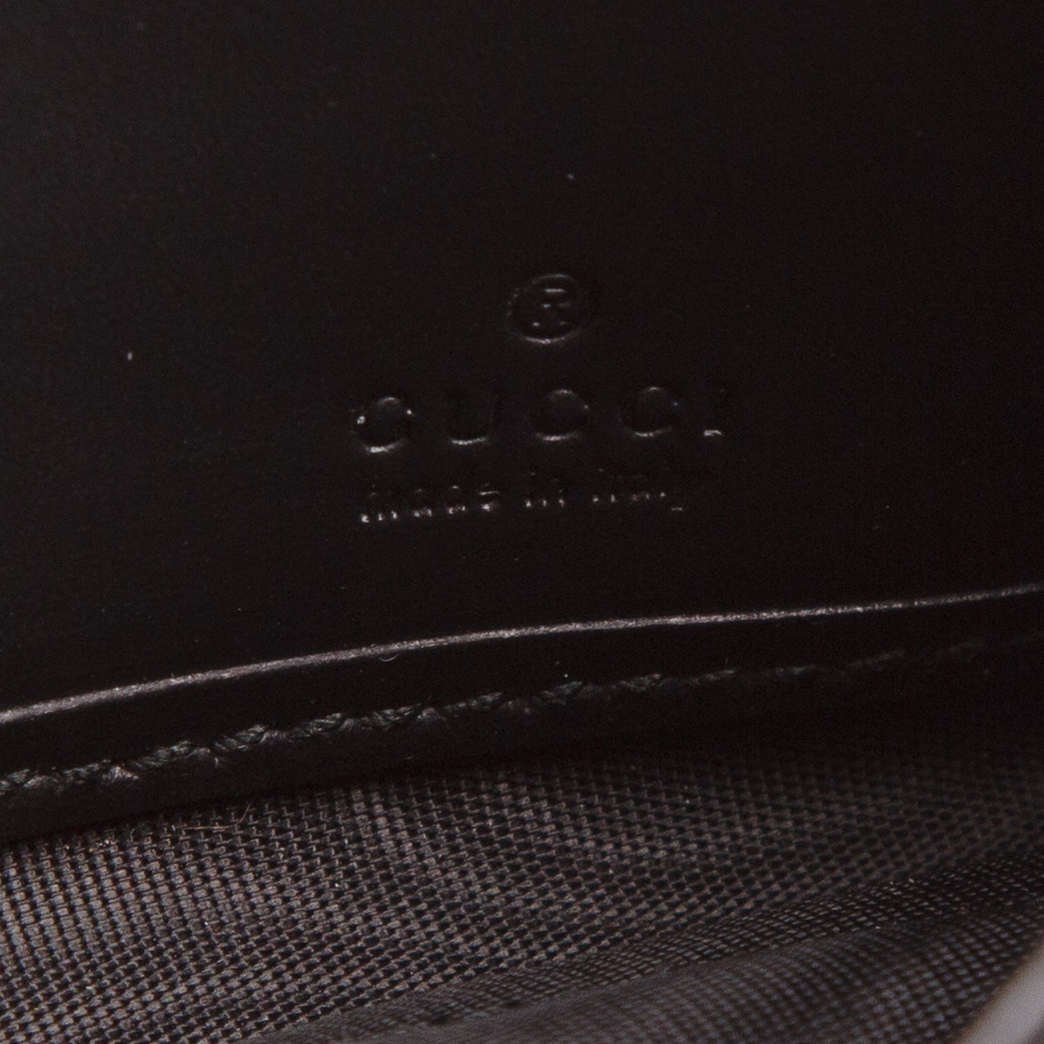 Gucci Black Leather Signature Crystal Cat Continental Flap Wallet w/ Box