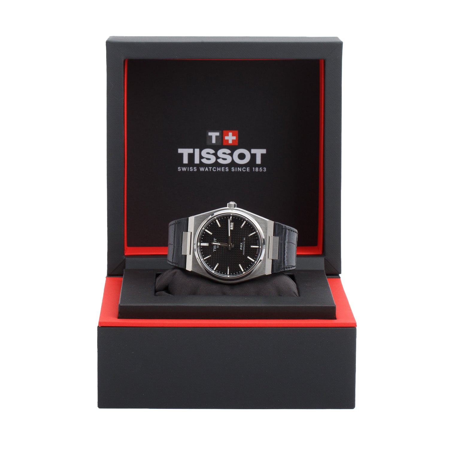 Tissot Stainless Steel PRX 40 MM Automatic Watch Black Dial w/ Box