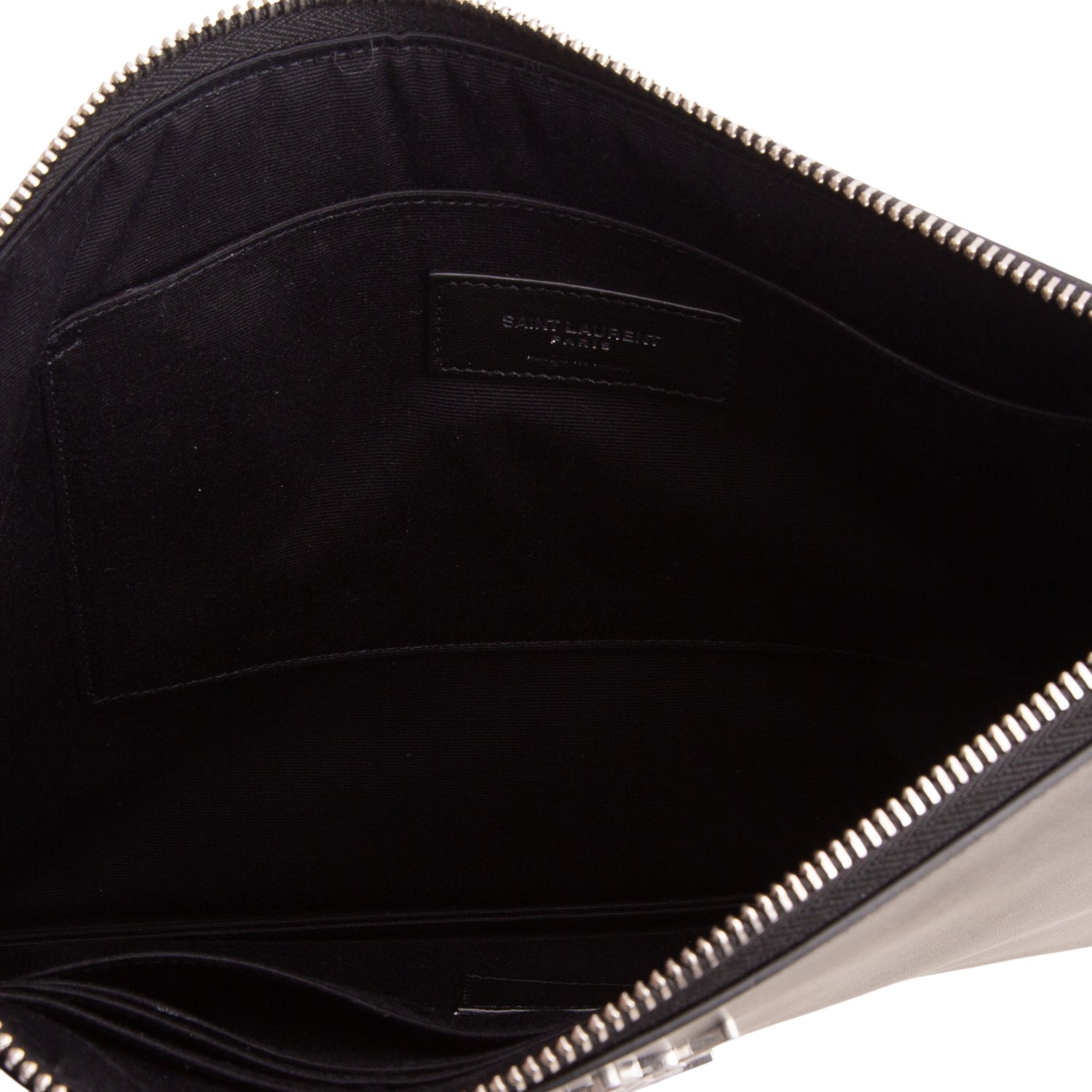 Saint Laurent 2020 Black Calfskin Ipad Holder w/ Box