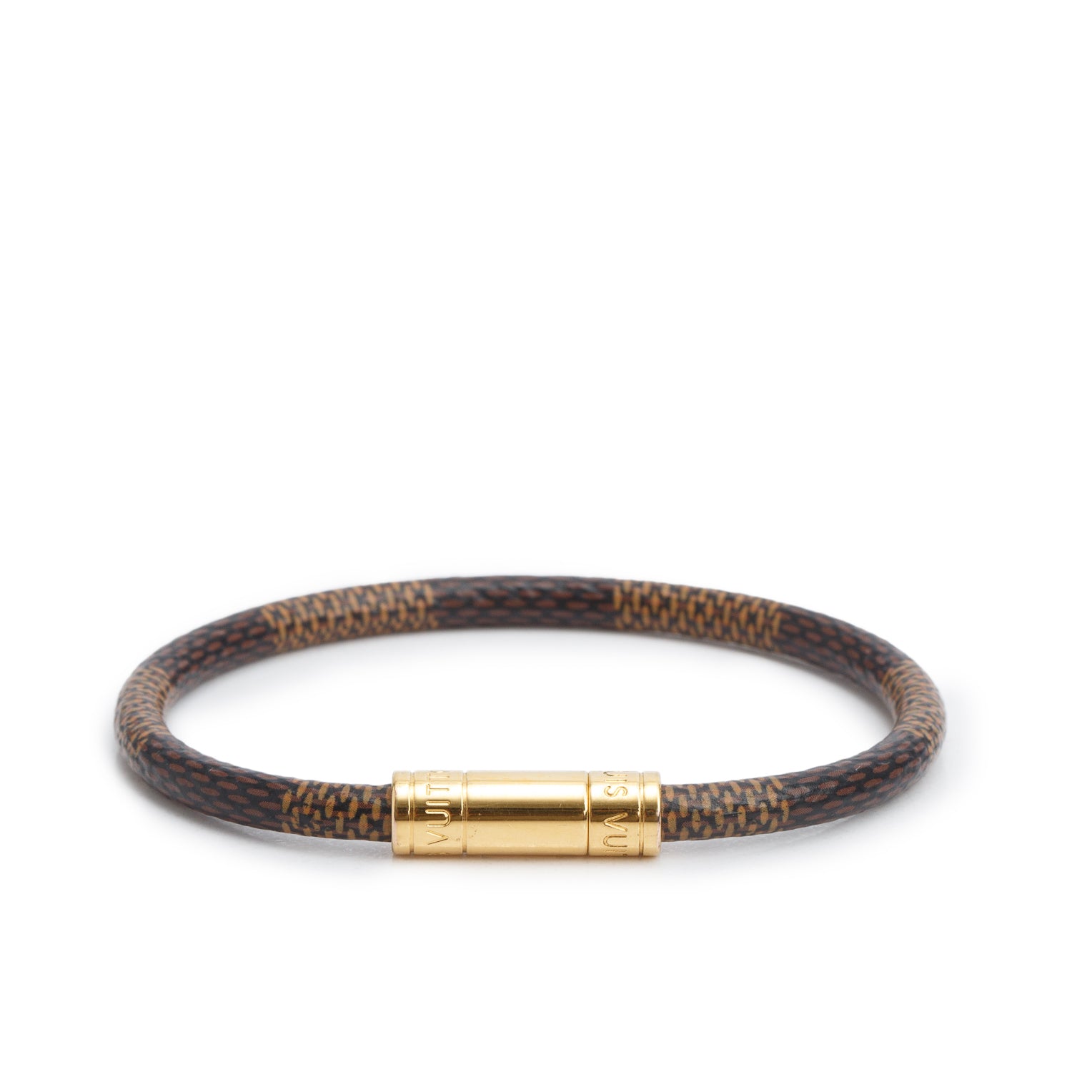 Louis Vuitton Damier Ebene Keep It Bracelet w/ Box