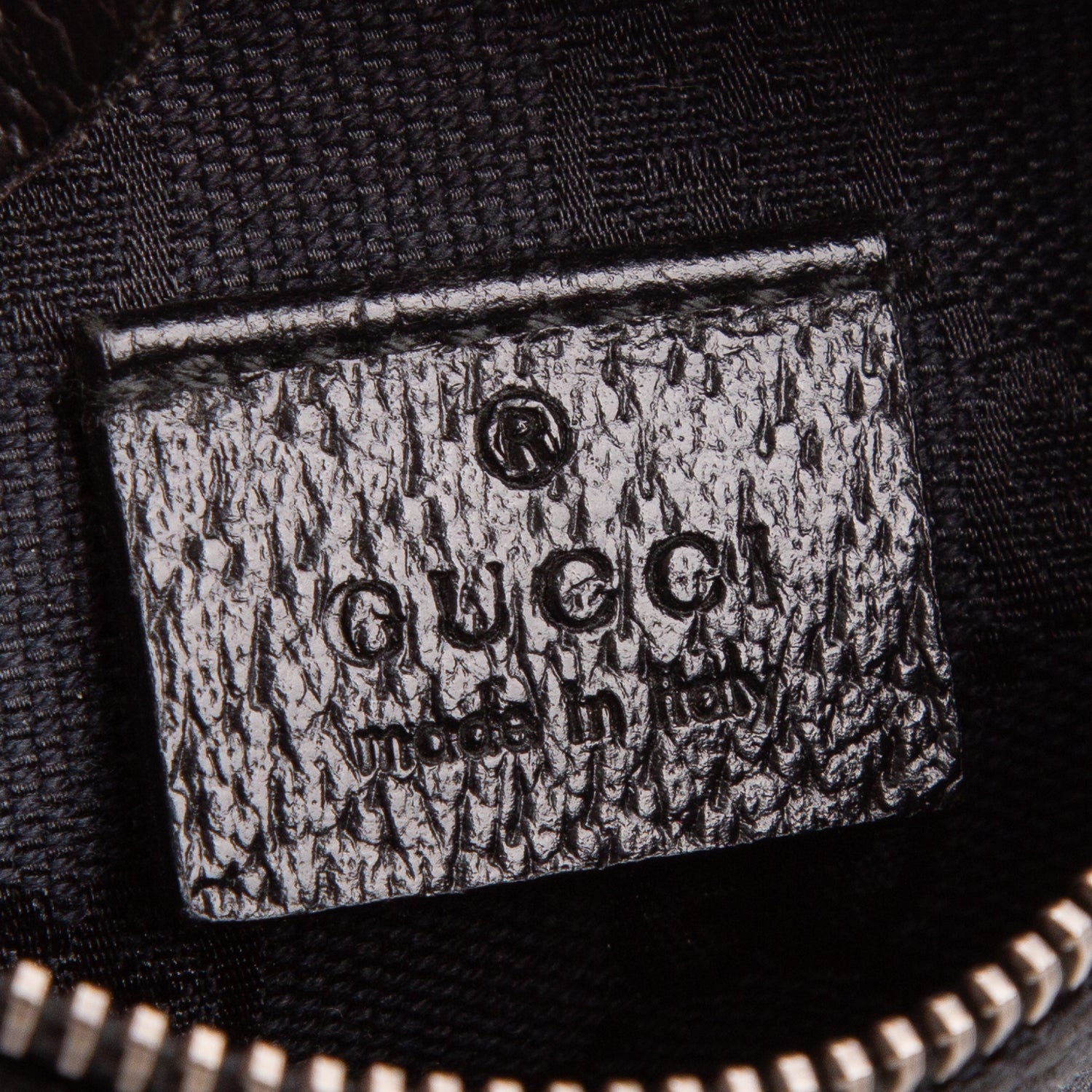 Gucci Black GG Canvas Double Pocket Belt Bag