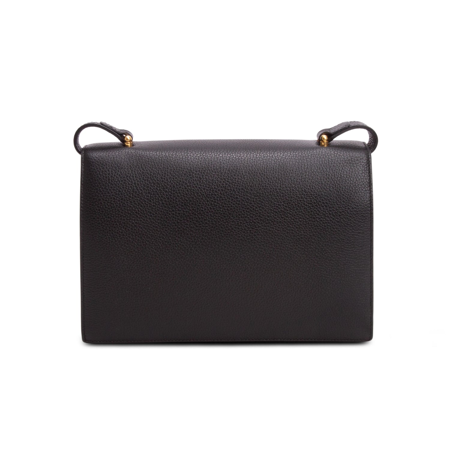 Gucci Black Grainy Calfskin Leather Small Zumi Shoulder Bag