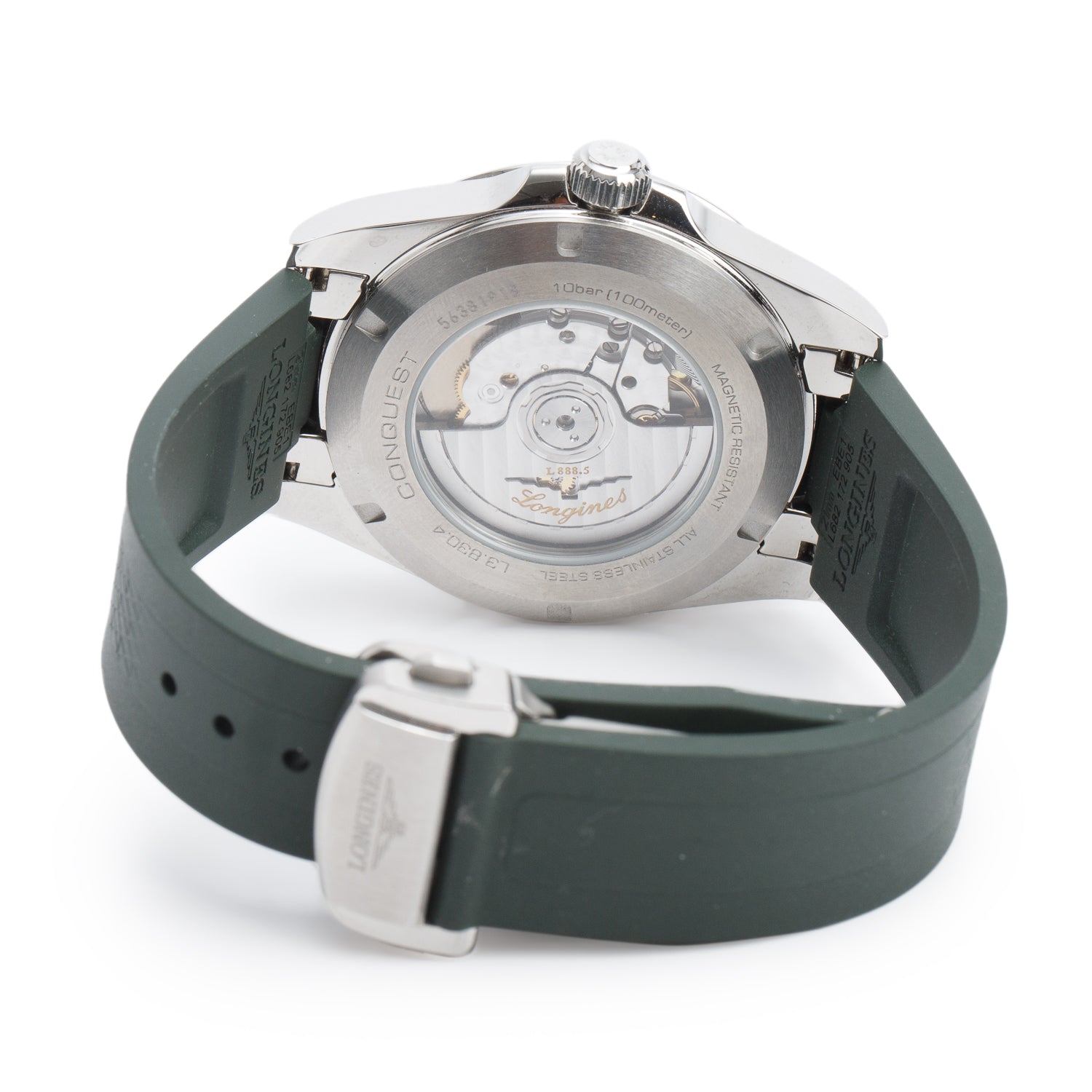 Longines 2026 Stainless Steel Conquest 41 MM Automatic Watch Green Dial w/ Box & Papers