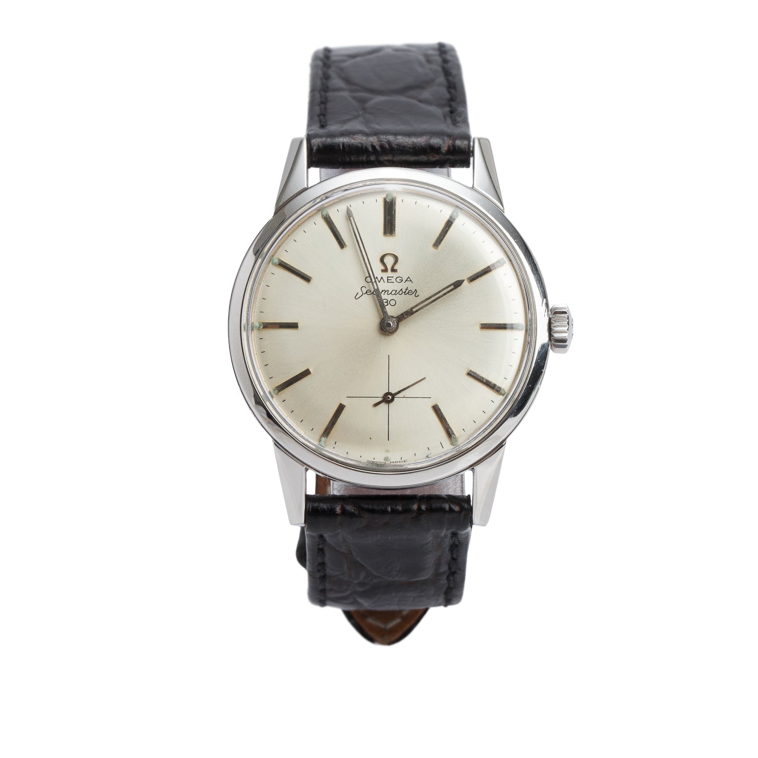 Omega Vintage Stainless Steel Seamaster 30 34 MM Manual Watch 125.003-62