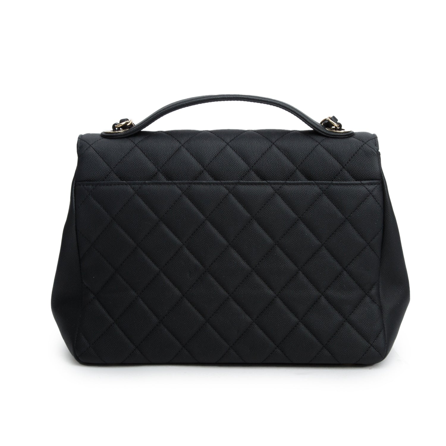 Chanel 2020 Black Caviar Quilted Large Business Affinity Flap w/ Box & Authenticity Card