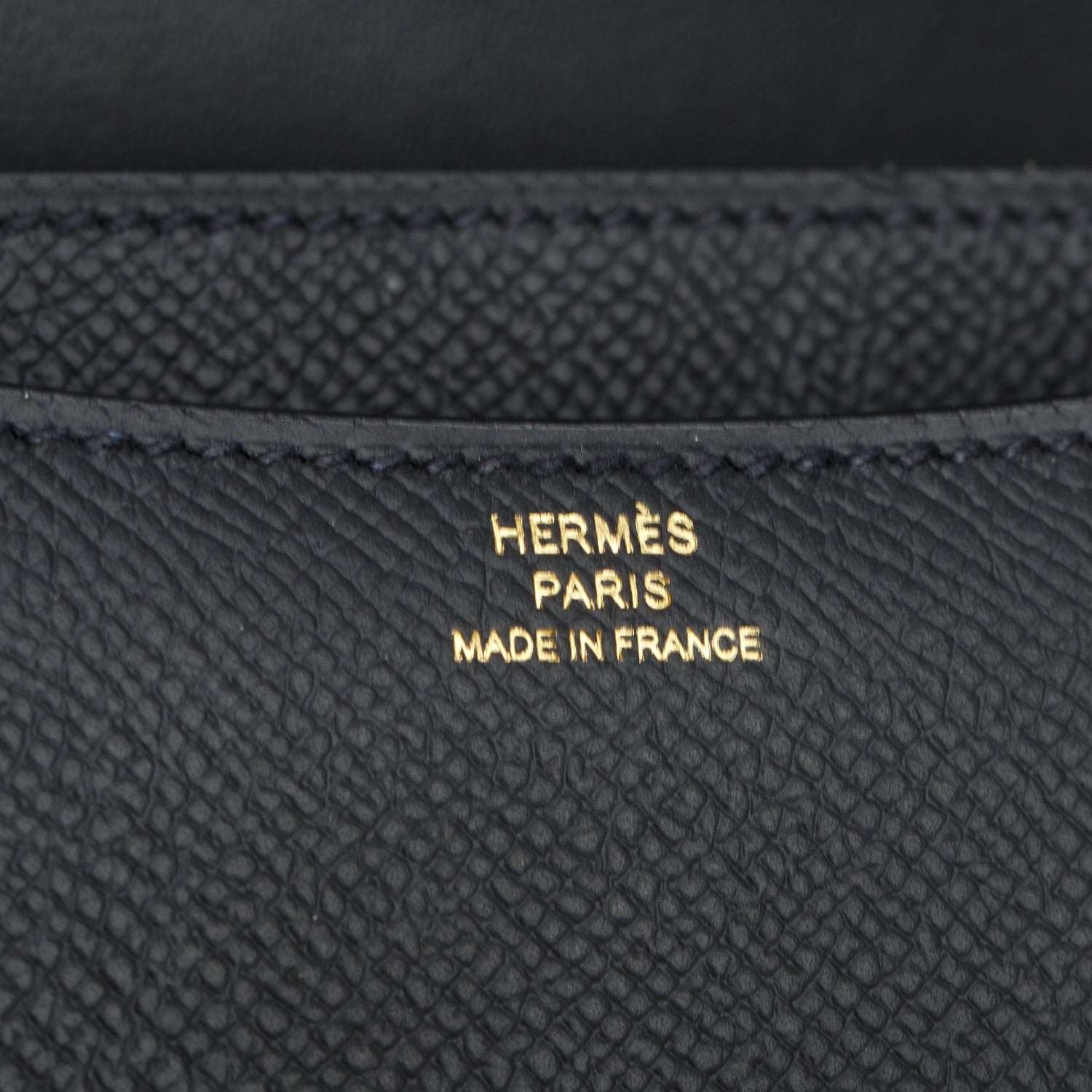 Hermes 2026 Noir Veau Epsom Leather Mini Constance III 18 w/ Box