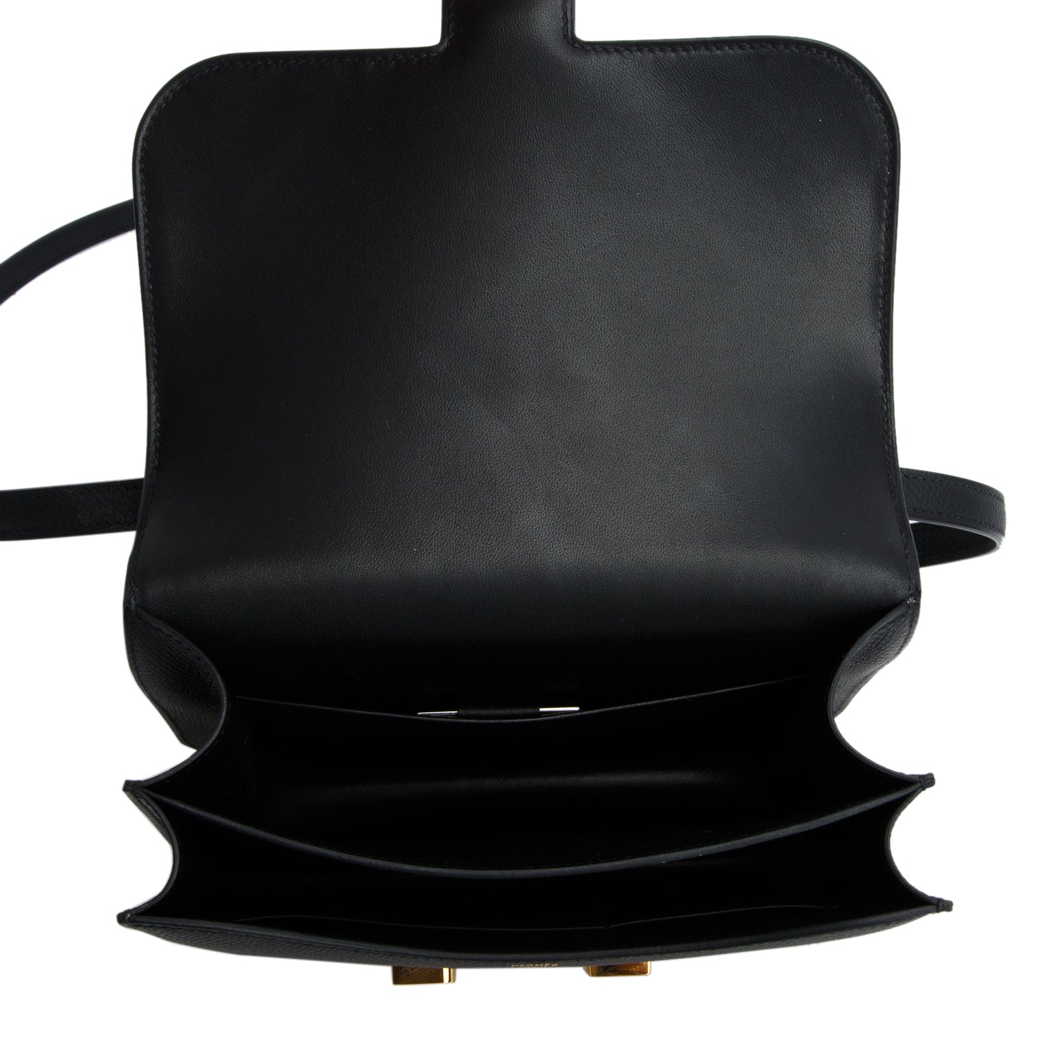 Hermes 2026 Noir Veau Epsom Leather Mini Constance III 18 w/ Box
