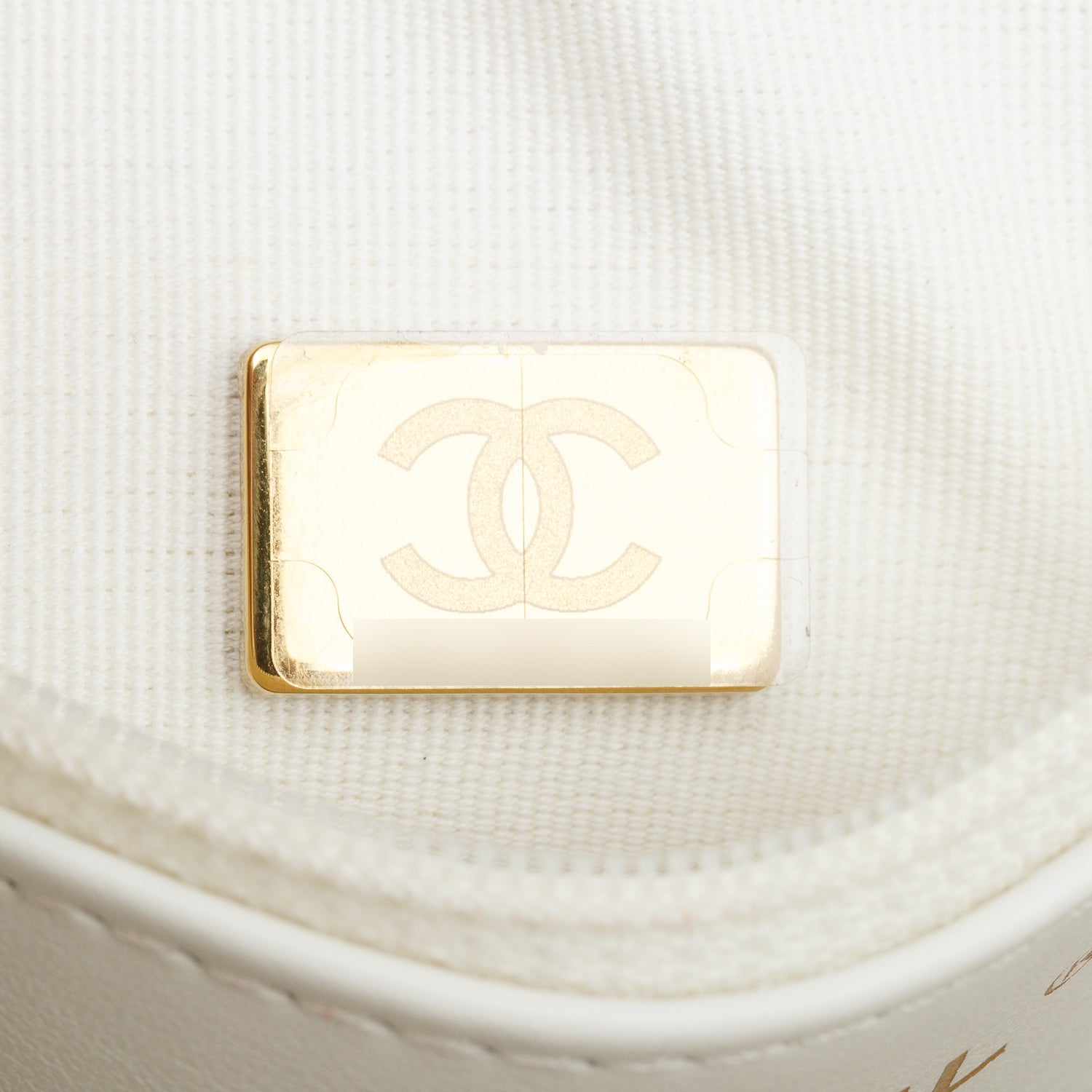 Chanel White Shiny Aged Calfskin Quilted Nano Kelly Shopper w/ Box