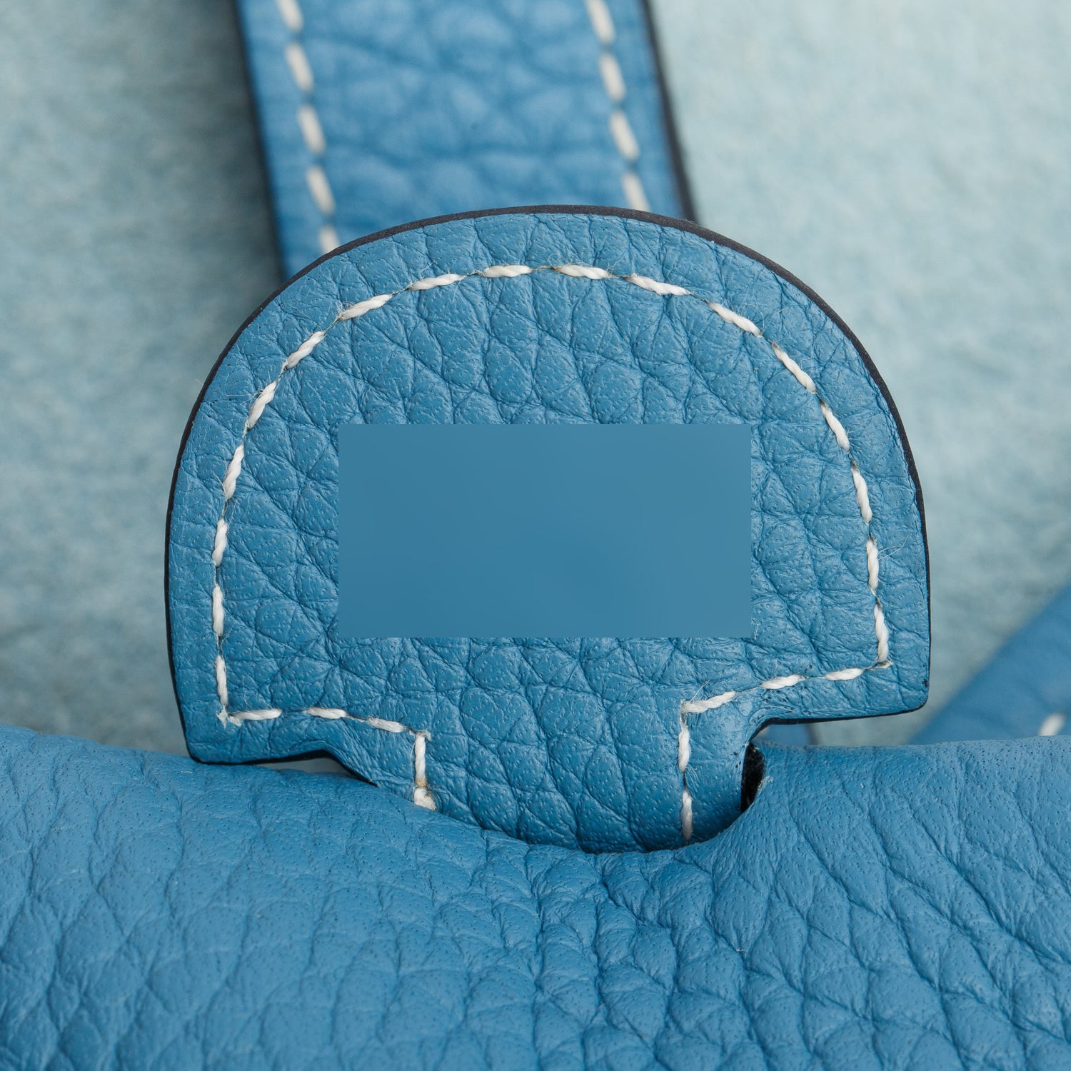 Hermes Blue Jean Taurillon Clemence Evelyne III 33 w/ Box
