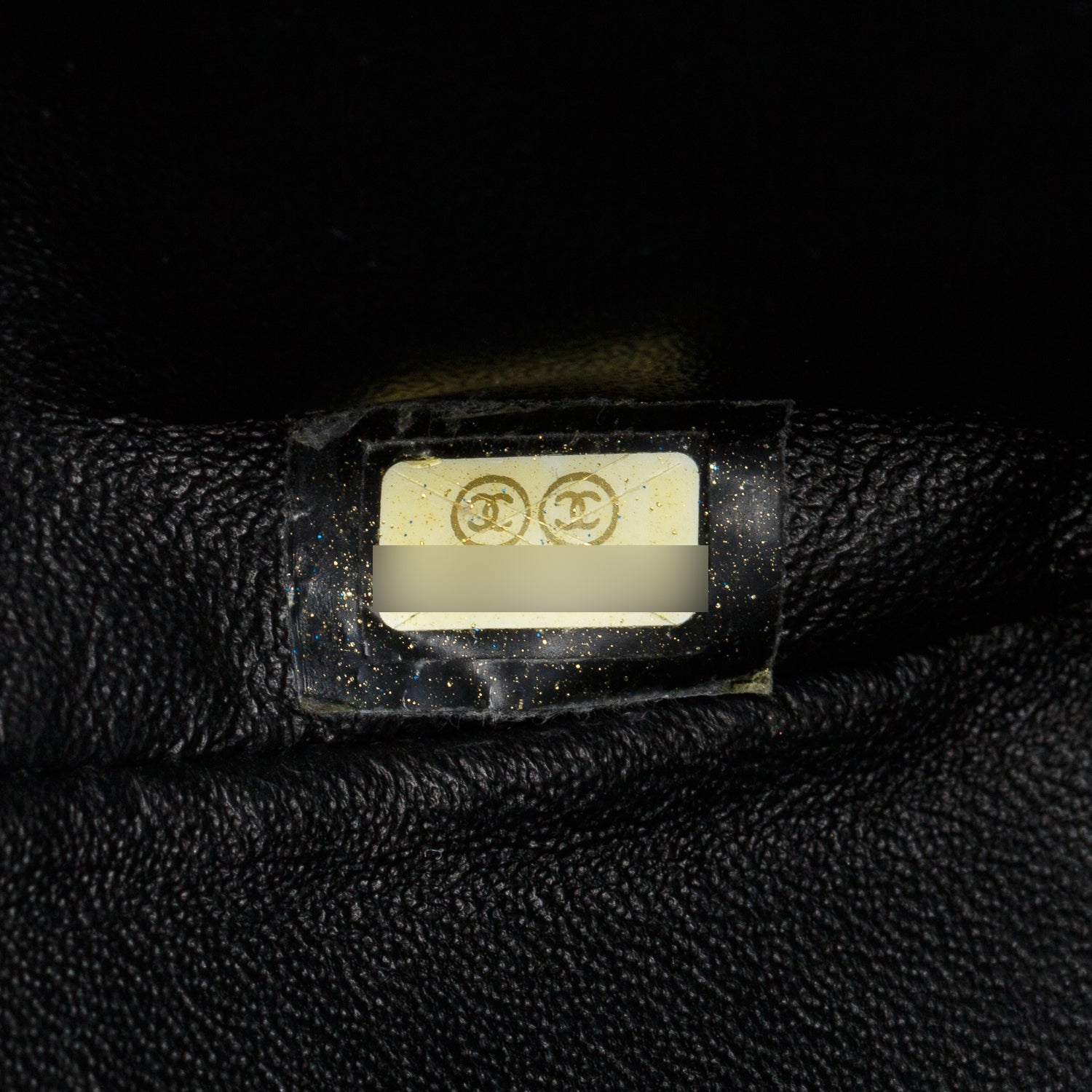 Chanel Black Caviar Classic Jumbo Single Flap Bag w/ Authenticity Card