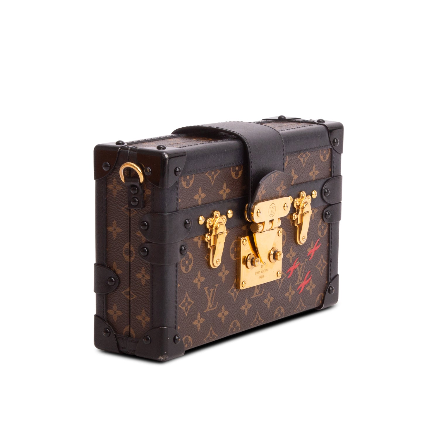 Louis Vuitton Monogram Petite Malle w/ Box, Strap & Receipt
