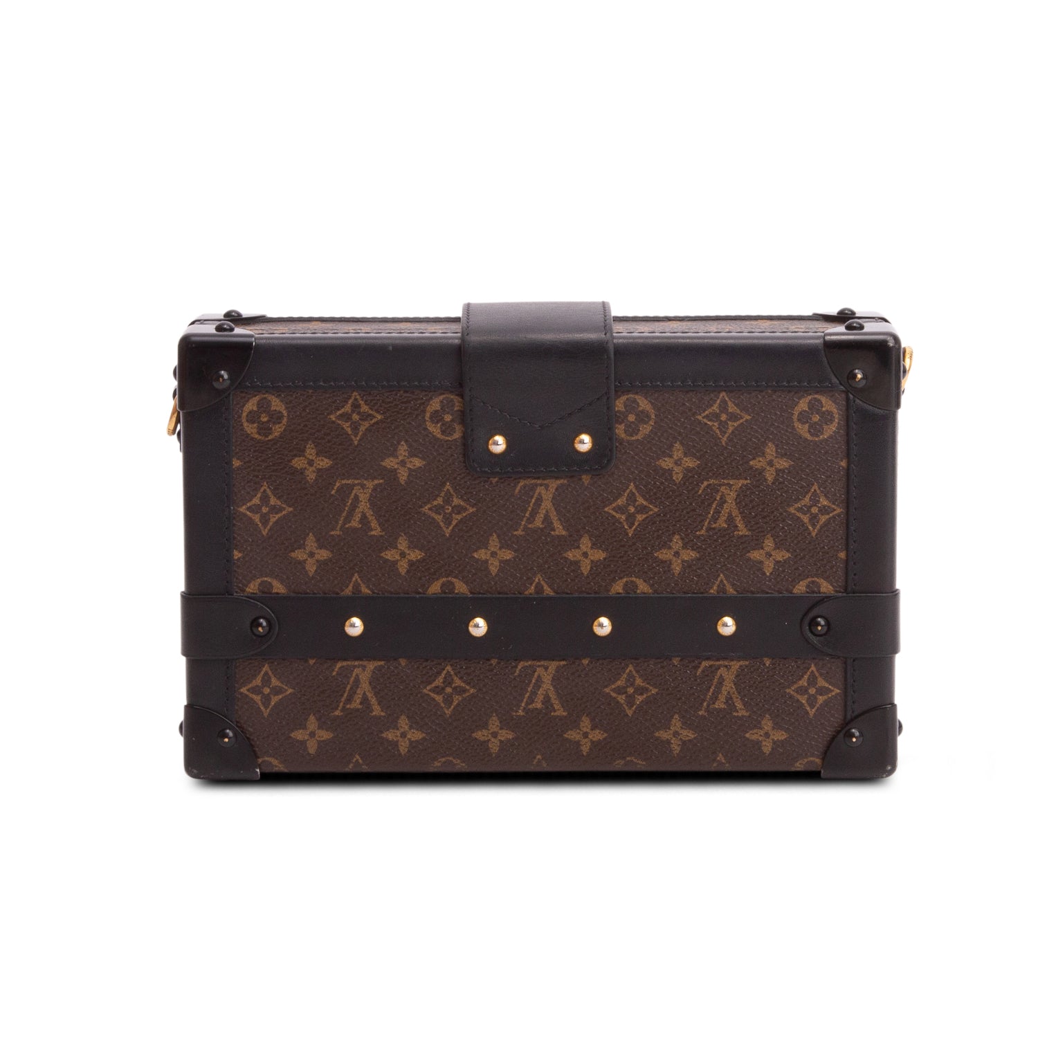 Louis Vuitton Monogram Petite Malle w/ Box, Strap & Receipt