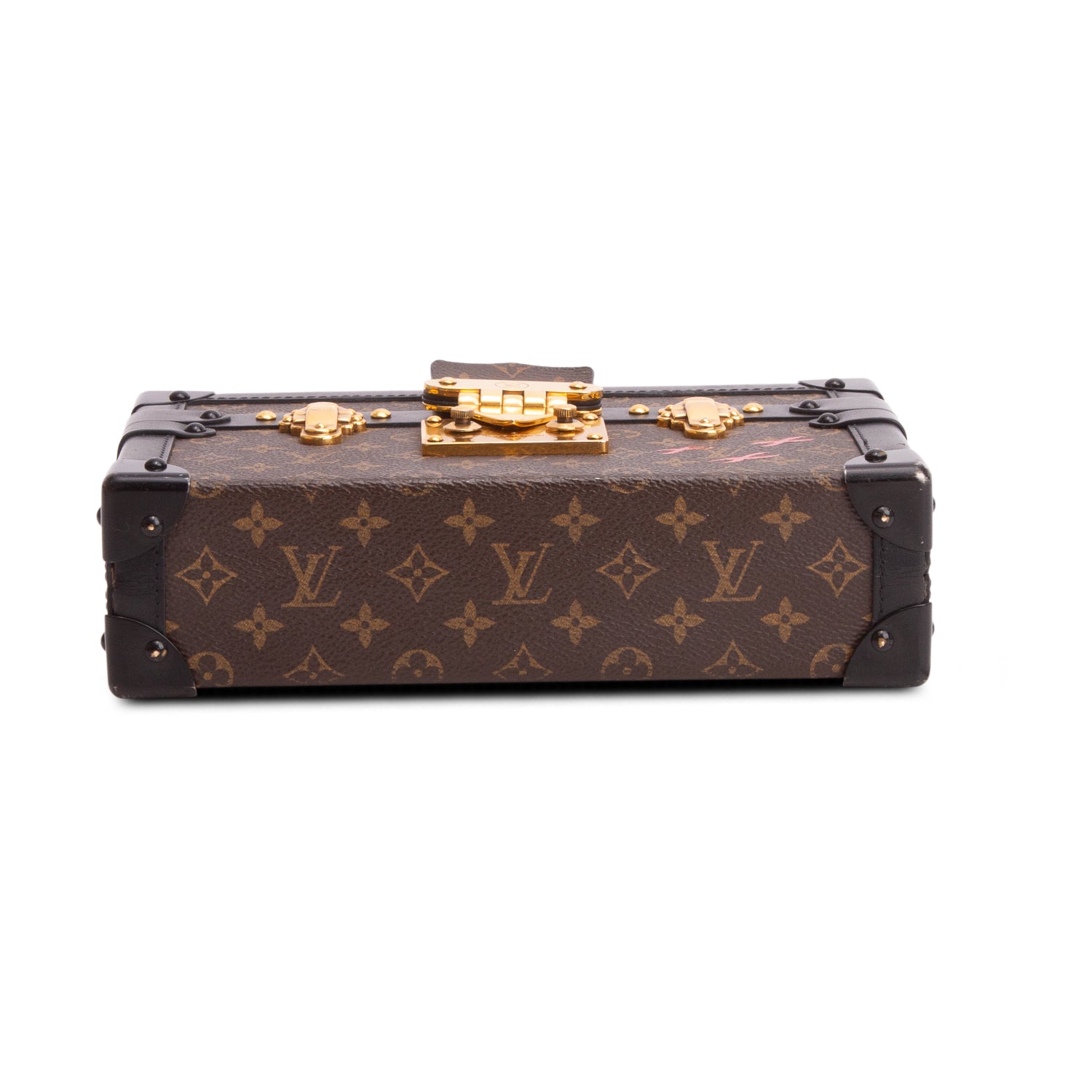 Louis Vuitton Monogram Petite Malle w/ Box, Strap & Receipt