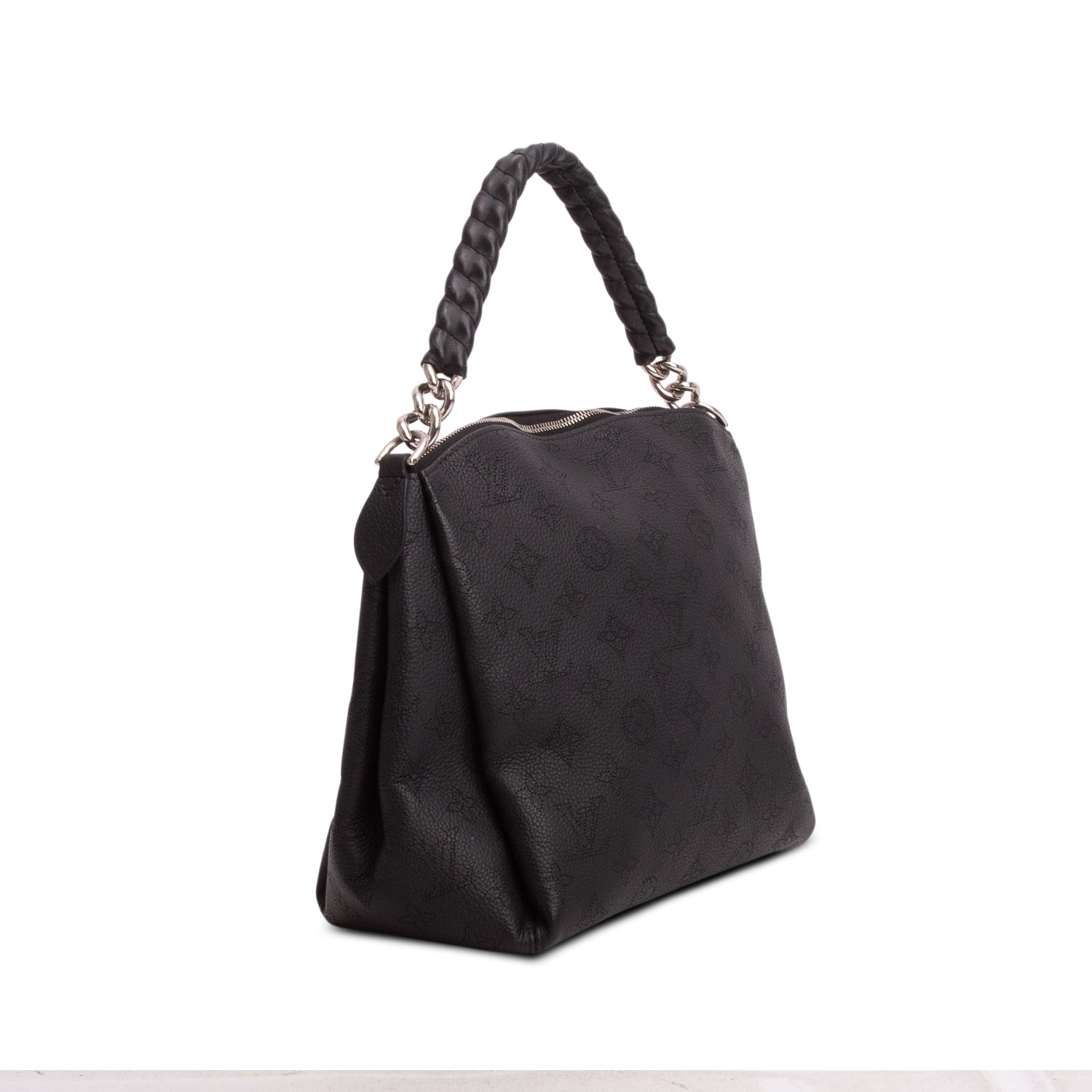 Louis Vuitton Black Mahina Babylone Chain BB w/ Strap