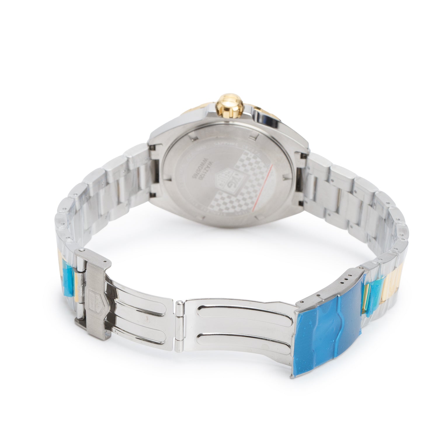 Tag Heuer Two-Tone Stainless Steel Formula 1 41 MM Quartz Watch Blue Dial WAZ1120 w/ Box