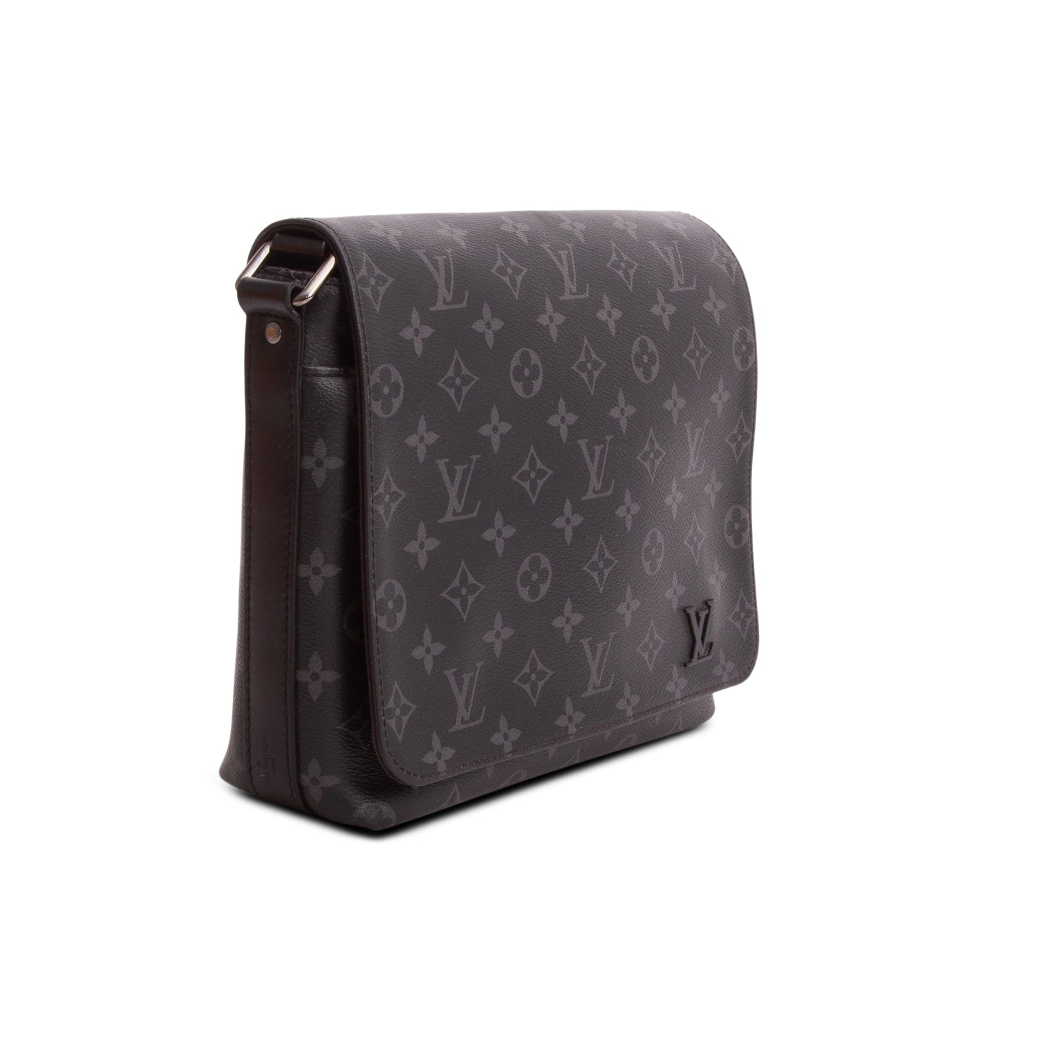 Louis Vuitton Monogram Eclipse District PM Bag w/ Box