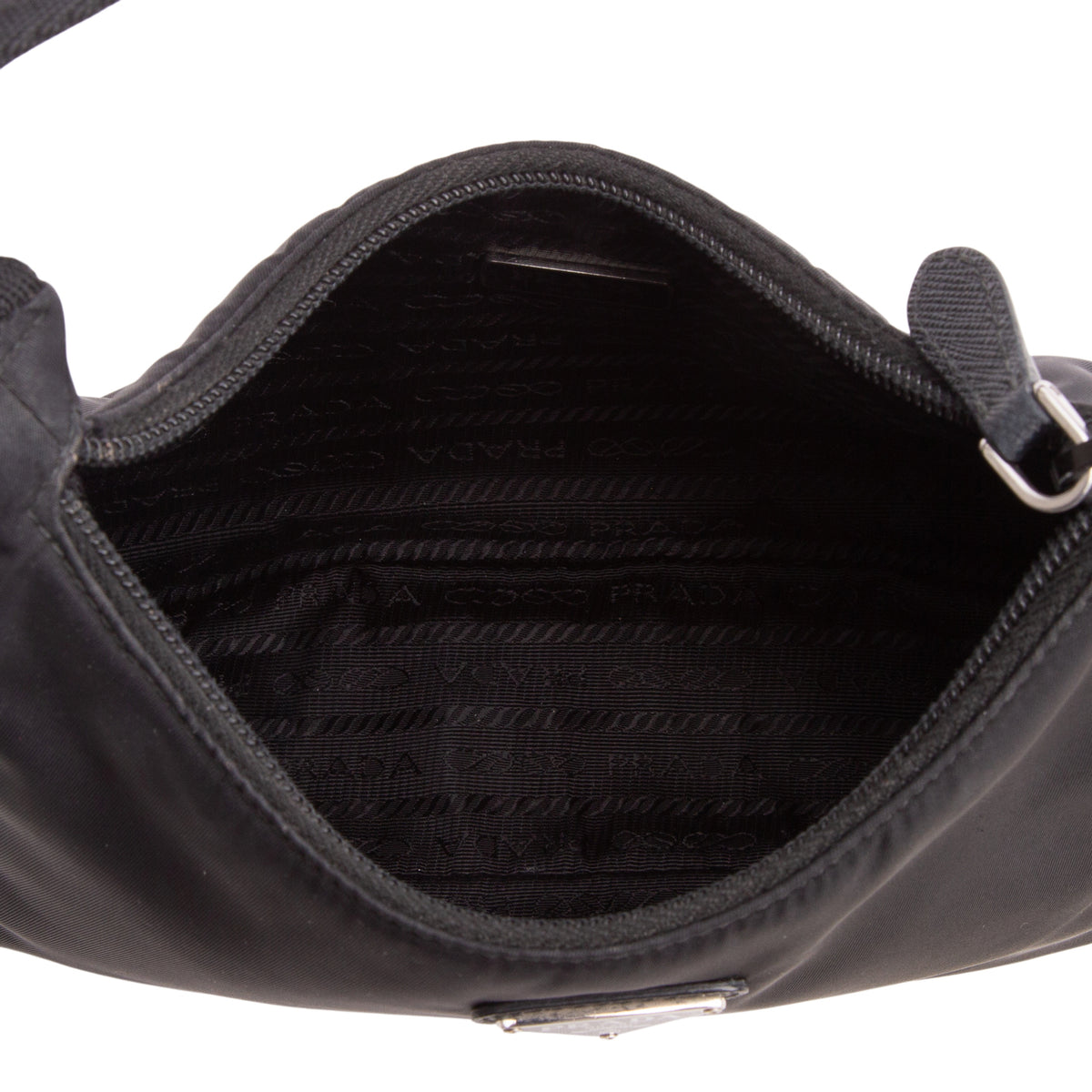 Prada Black Re-Nylon Saffiano Re-Edition 2000 Mini Bag