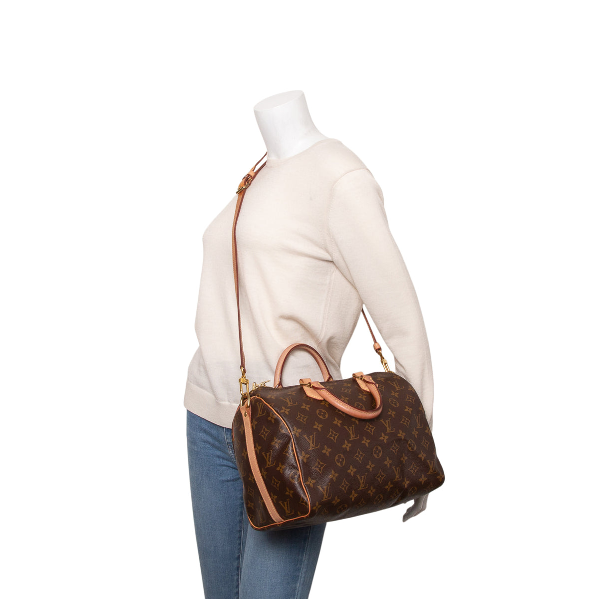 Louis Vuitton Monogram Speedy Bandouliere 30 w/ Receipt & Strap