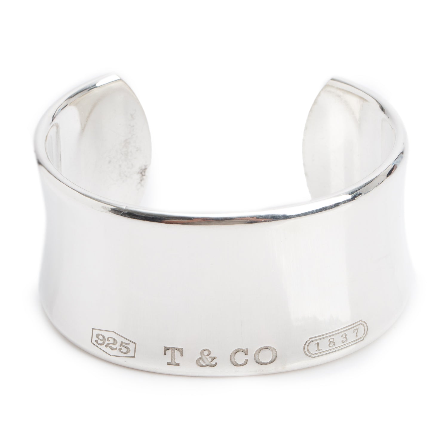 Tiffany & Co. Sterling Silver 1837 Wide Cuff Bracelet