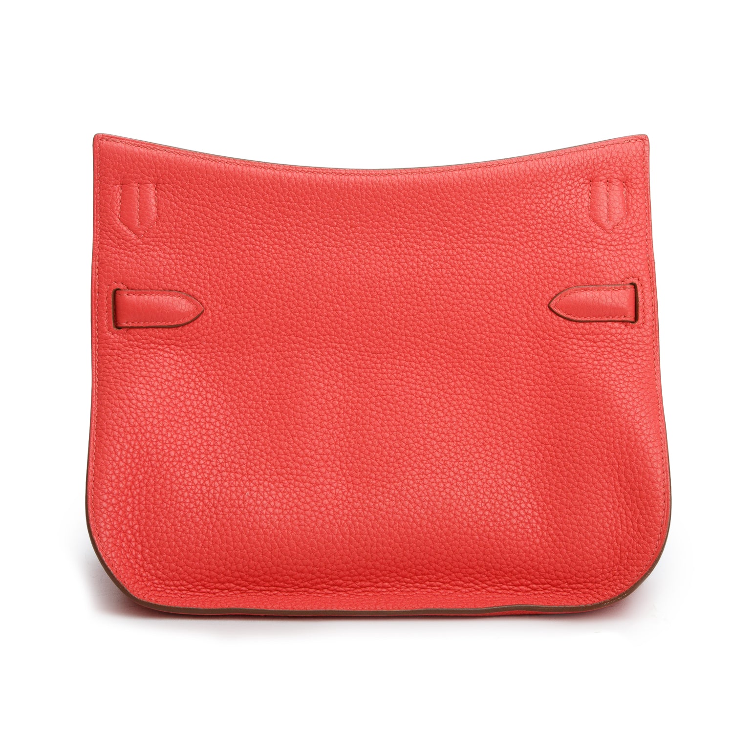 Hermes Rose Texas Taurillon Clemence Leather Jypsiere 28