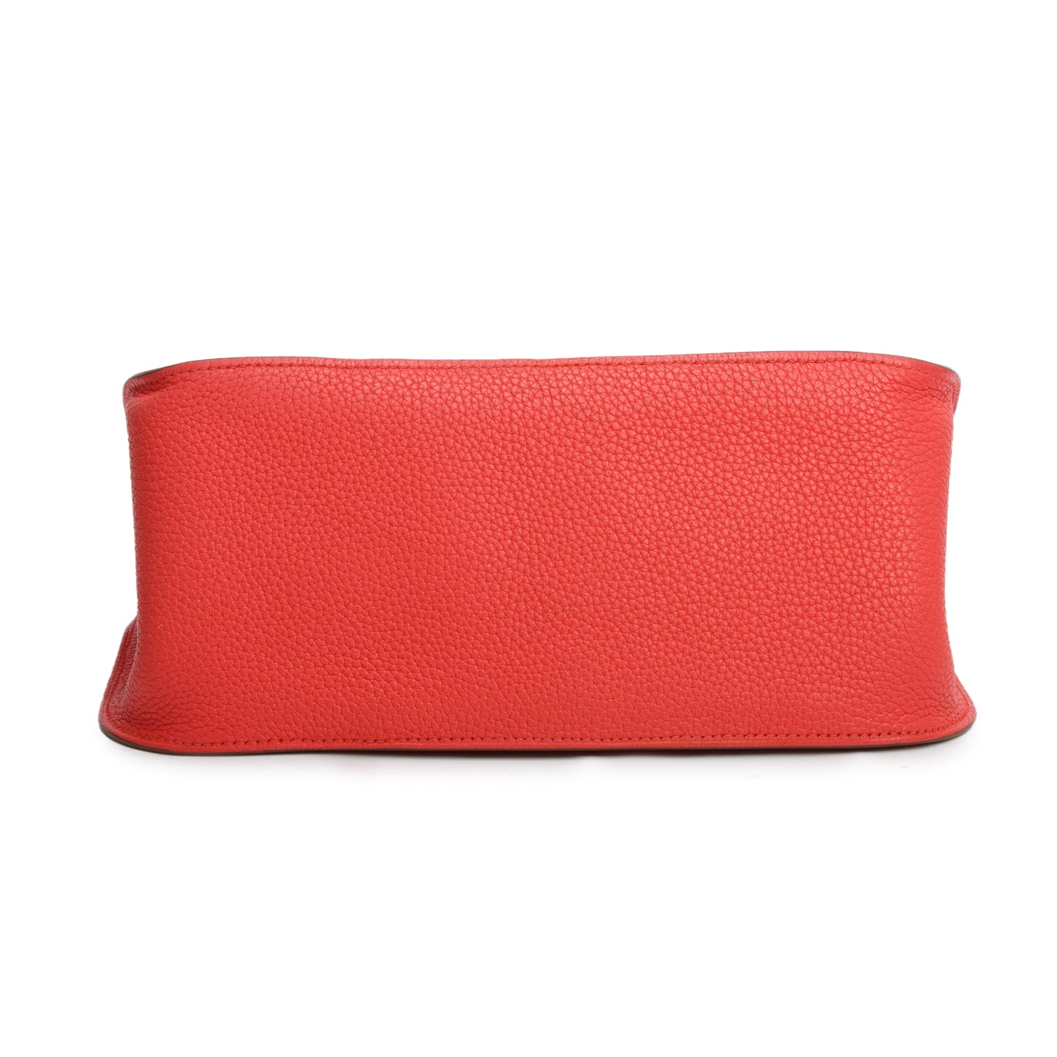 Hermes Rose Texas Taurillon Clemence Leather Jypsiere 28