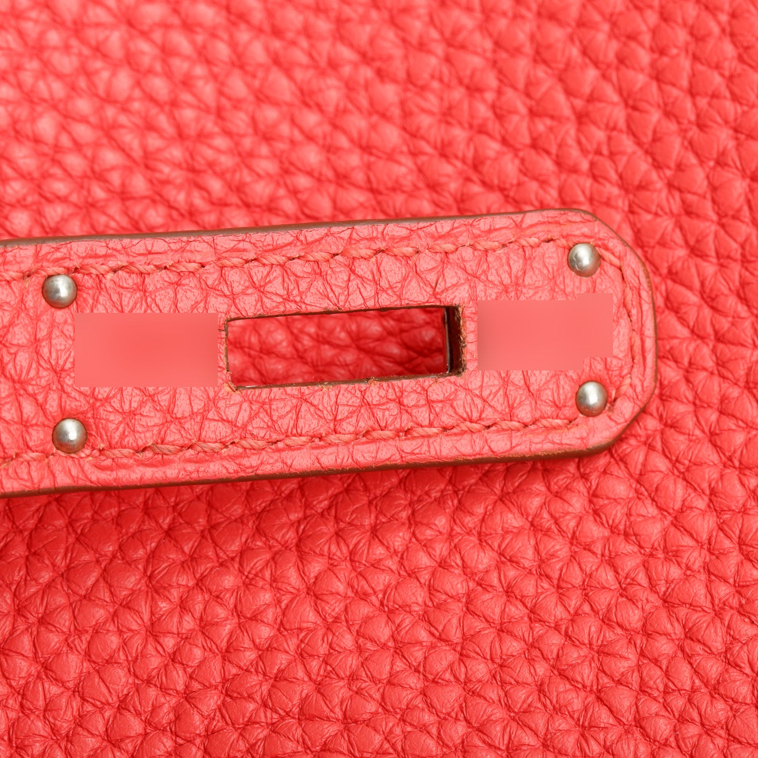 Hermes Rose Texas Taurillon Clemence Leather Jypsiere 28