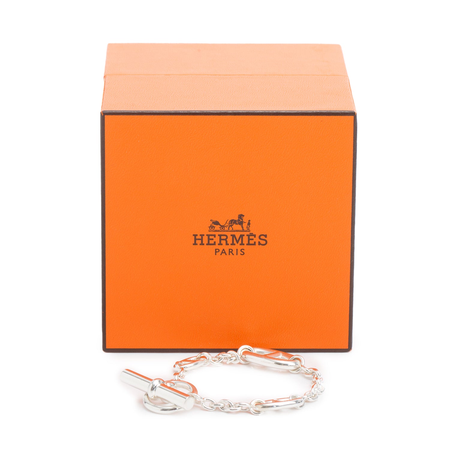 Hermes 2026 Sterling Silver Farandole Bracelet w/ Box
