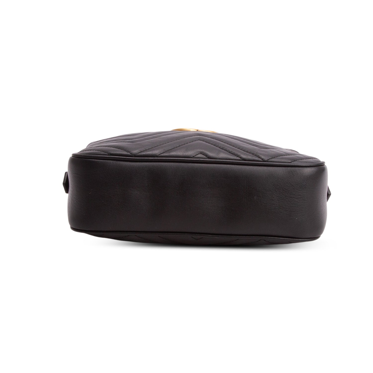 Gucci Black GG Marmont Matelasse Small Camera Bag