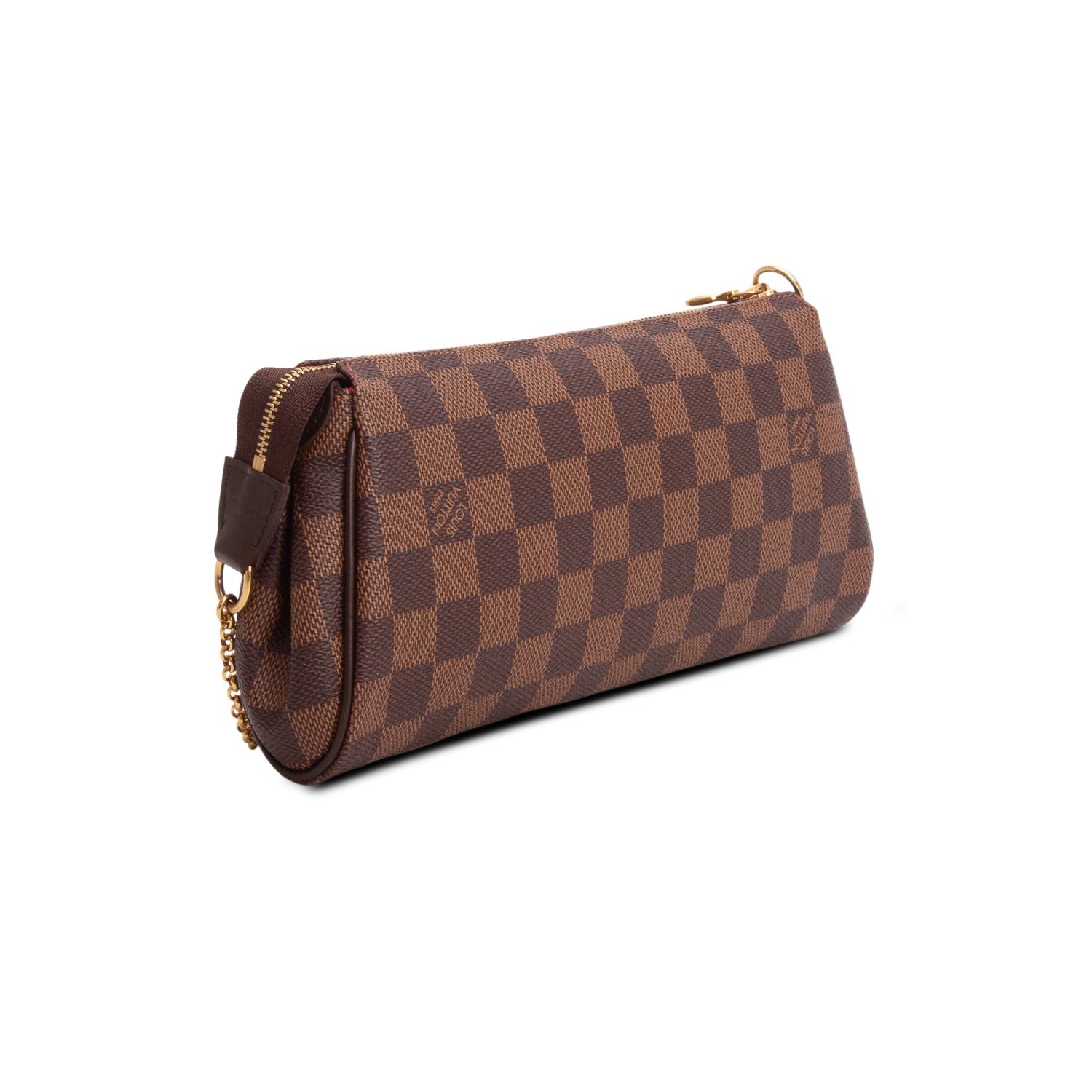 Louis Vuitton Damier Ebene Eva Clutch w/ Straps