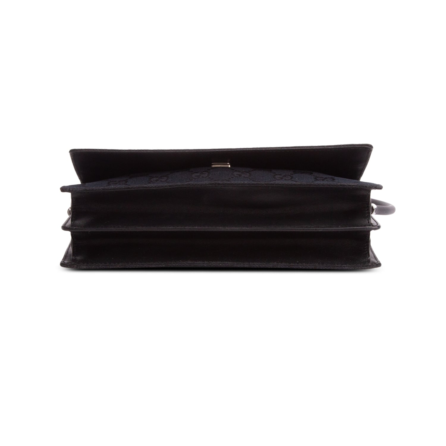 Gucci Black GG Canvas Baguette