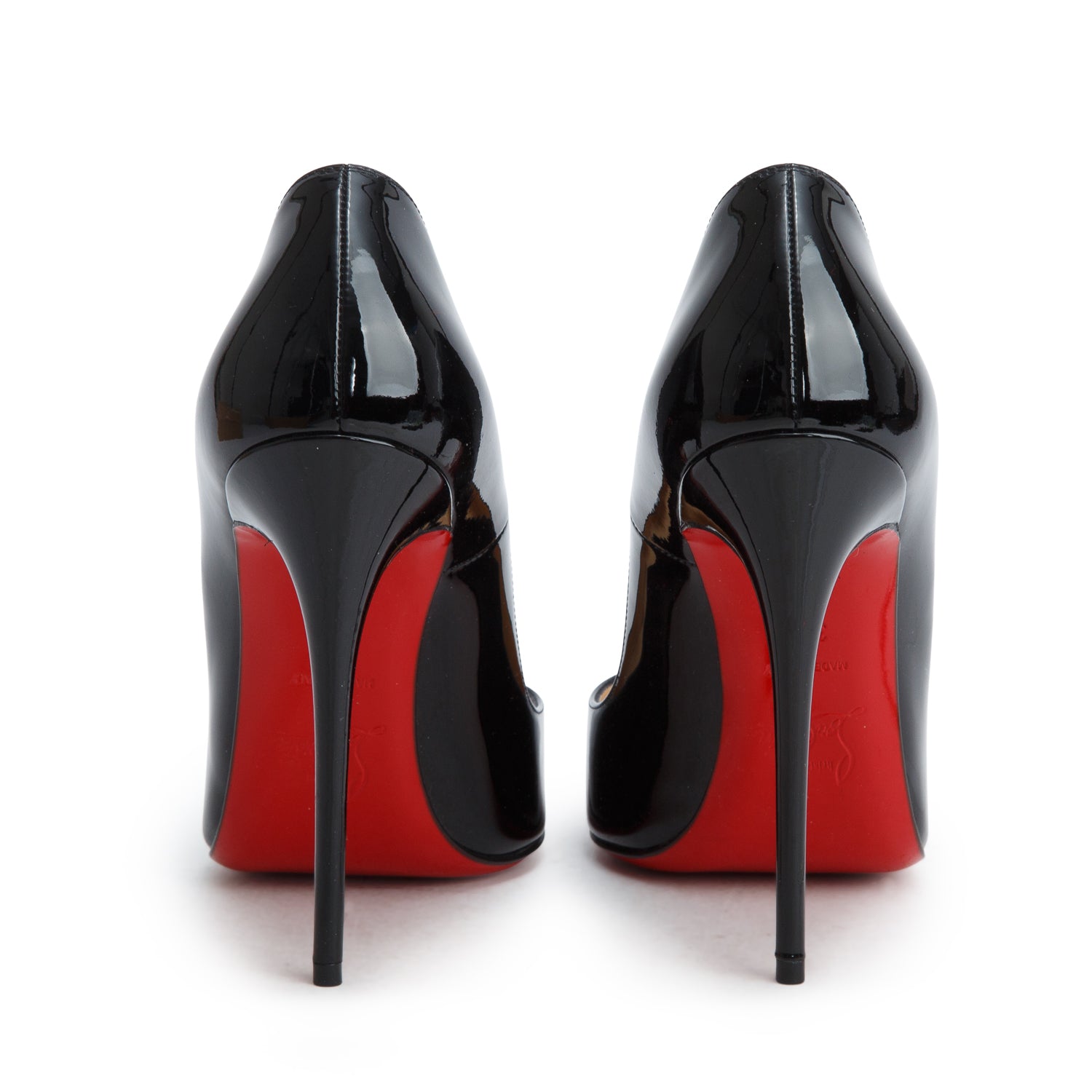 Christian Louboutin Black Patent Leather So Kate 120 Pumps, Size 37.5 w/ Box