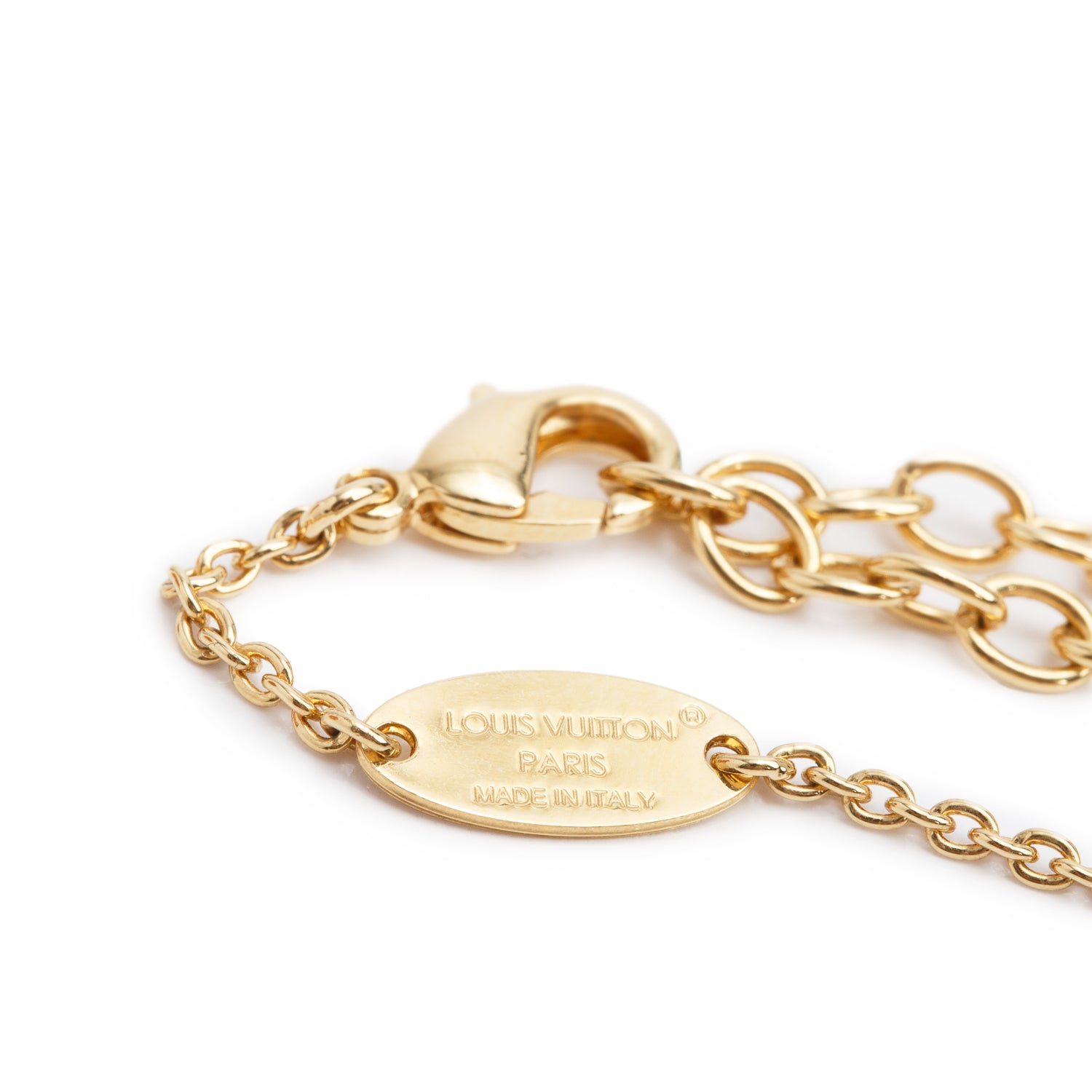 Louis Vuitton 2023 Gold Plated LV Floragram Necklace w/ Box