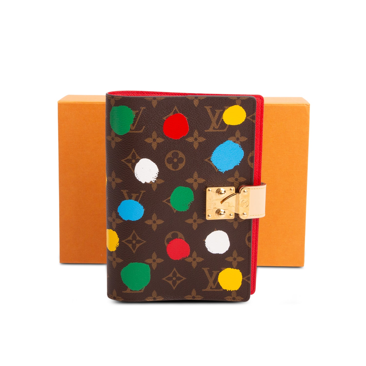 Louis Vuitton x Yayoi Kusama 2023 Painted Dots Paul Notebook Cover w/ Box