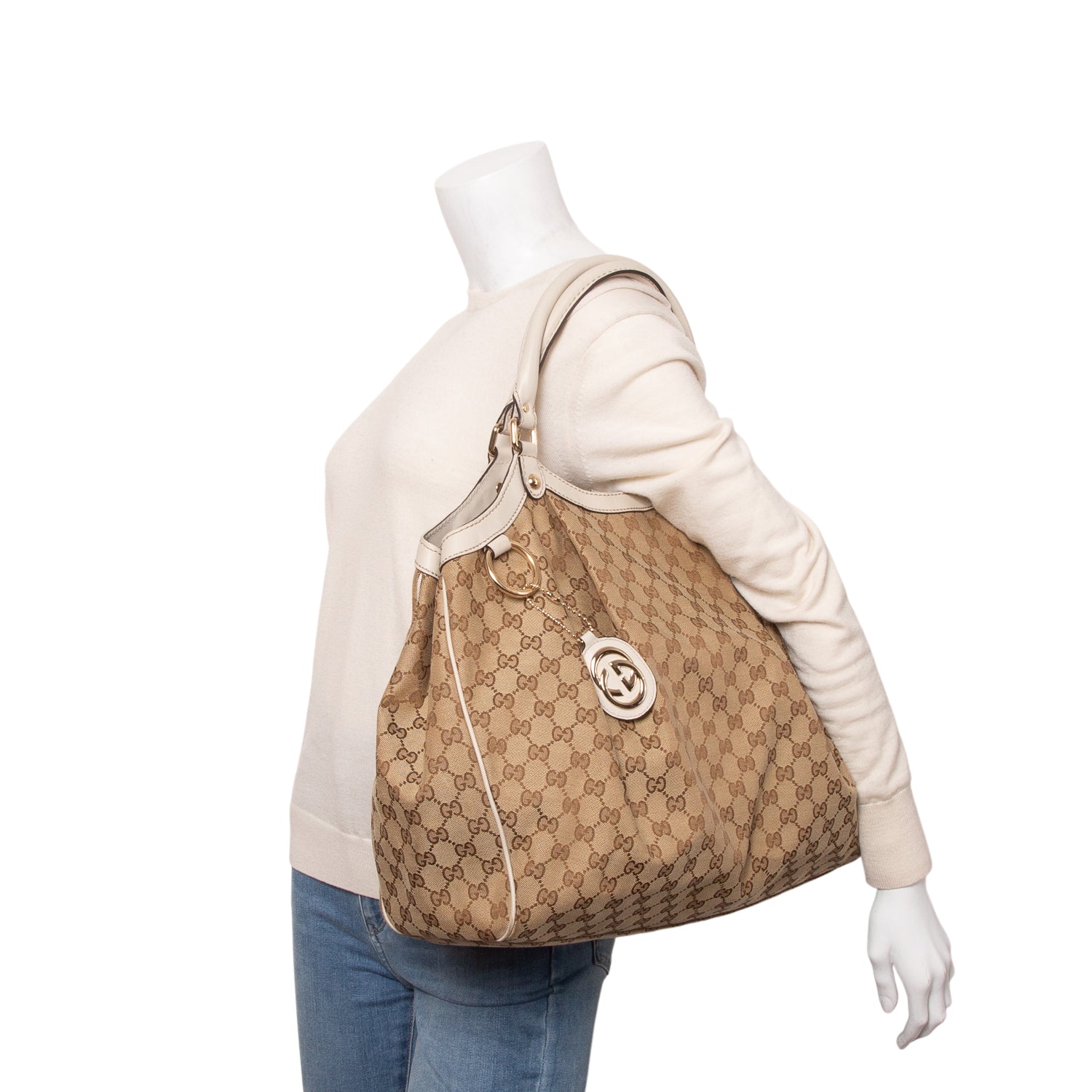 Gucci Monogram Large Sukey Tote