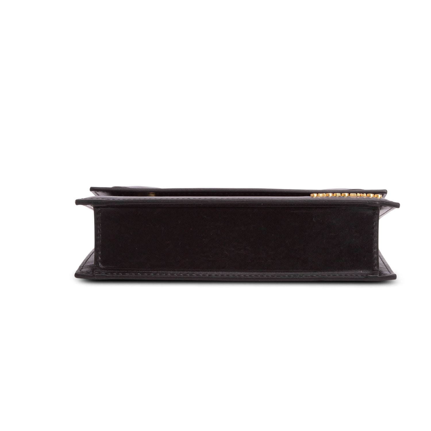 Jacquemus Black Leather Le Chiquito Long Handle Bag w/ Strap