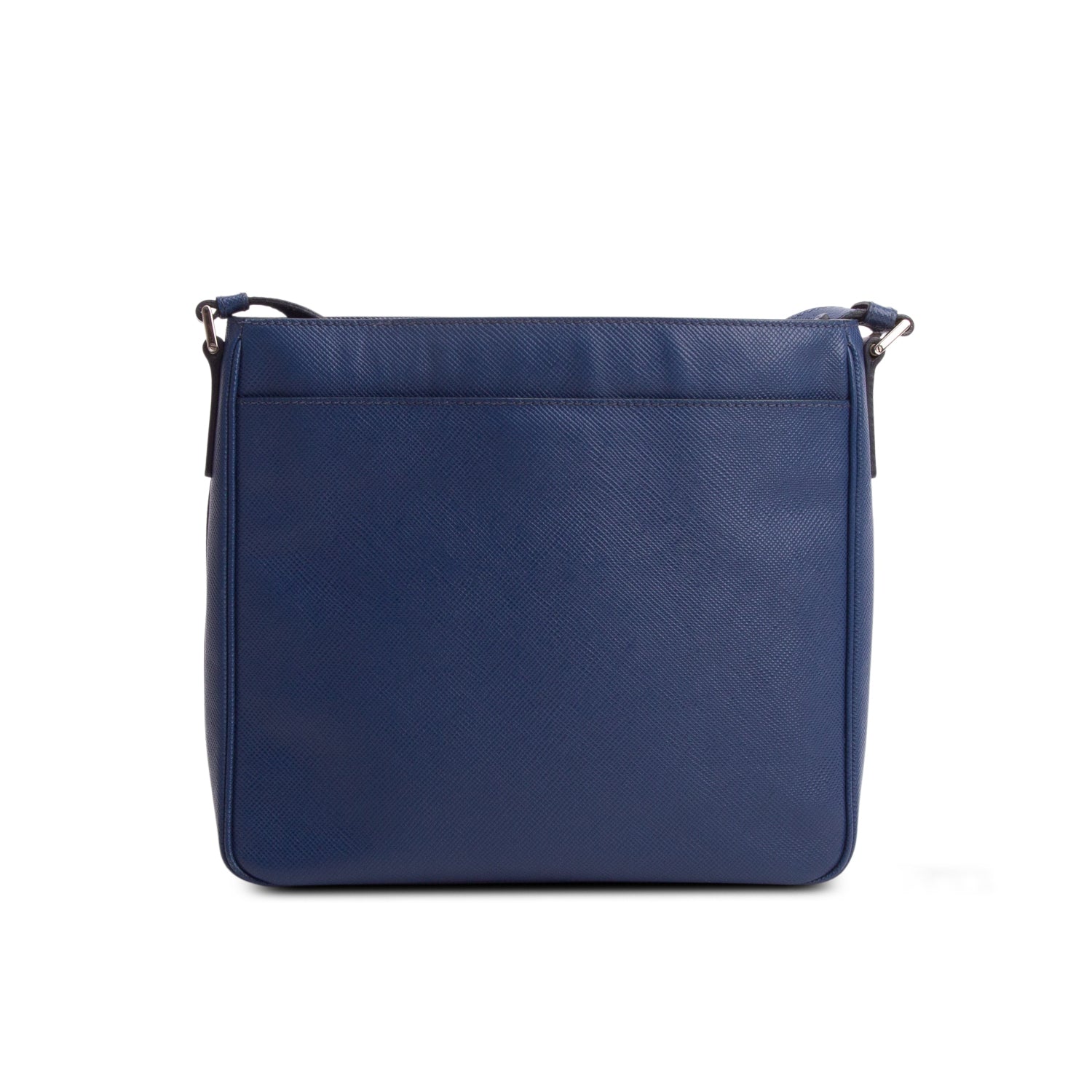 Prada Blue Saffiano Mesenger Bag w/ Authenticity Card
