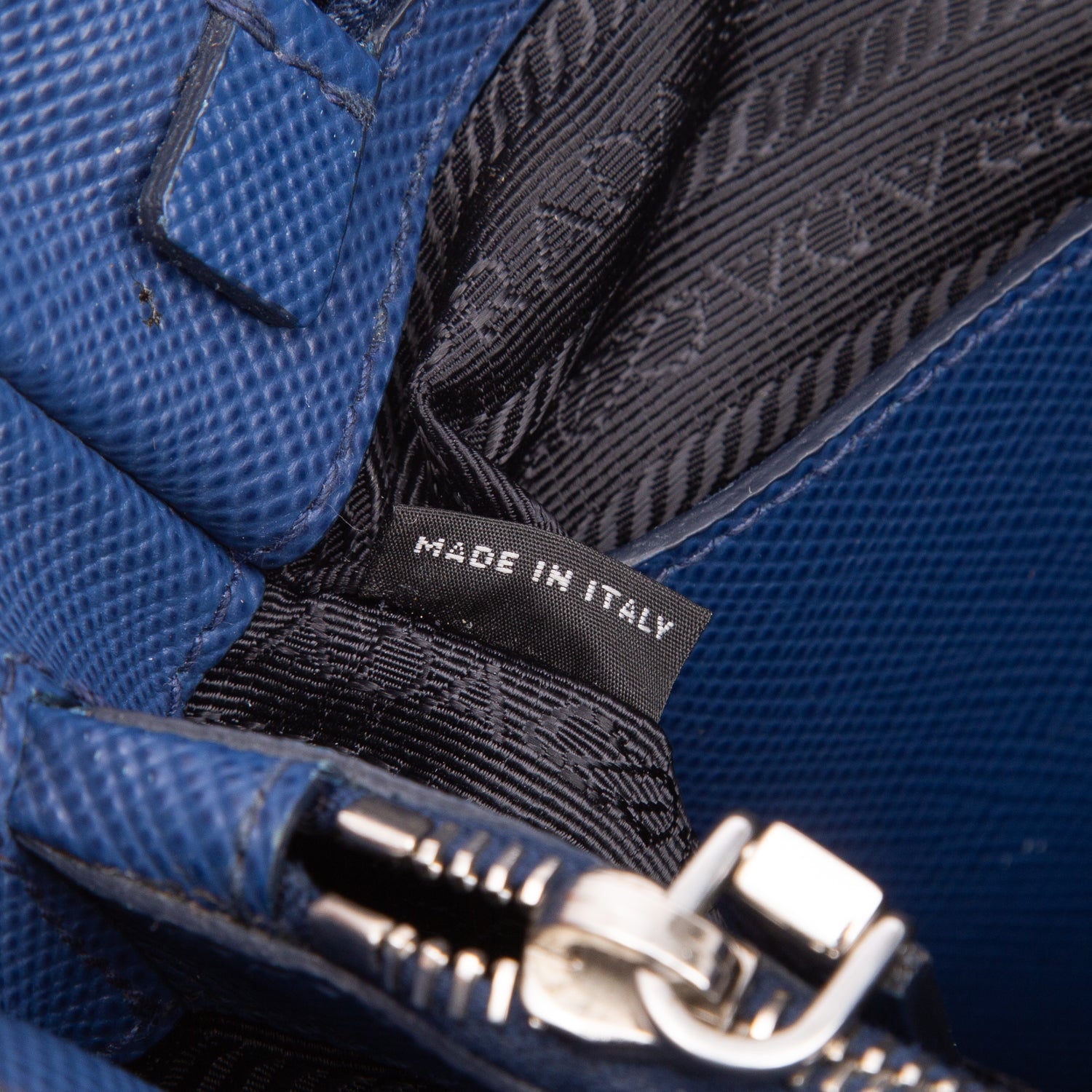 Prada Blue Saffiano Mesenger Bag w/ Authenticity Card