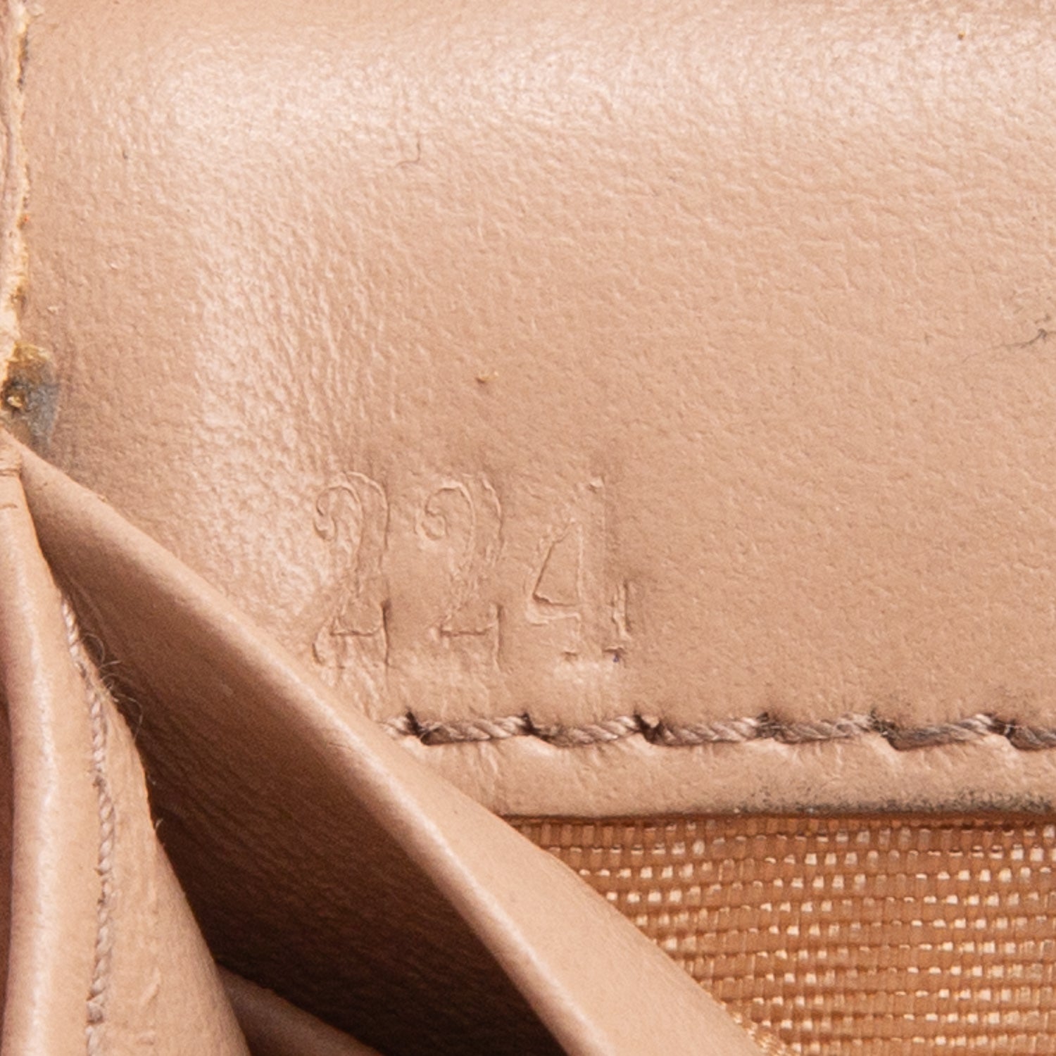 Prada Brown Soft Calf Quilted Wallet on Chain