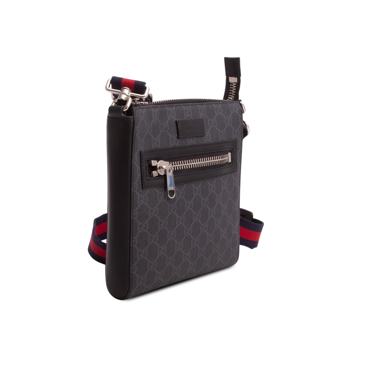 Gucci Black GG Supreme Small Messenger Bag