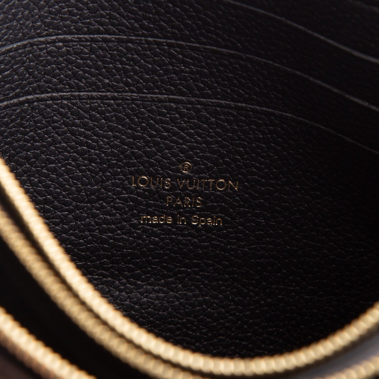 Louis Vuitton Black Empreinte Monogram Giant Double Zip Pochette