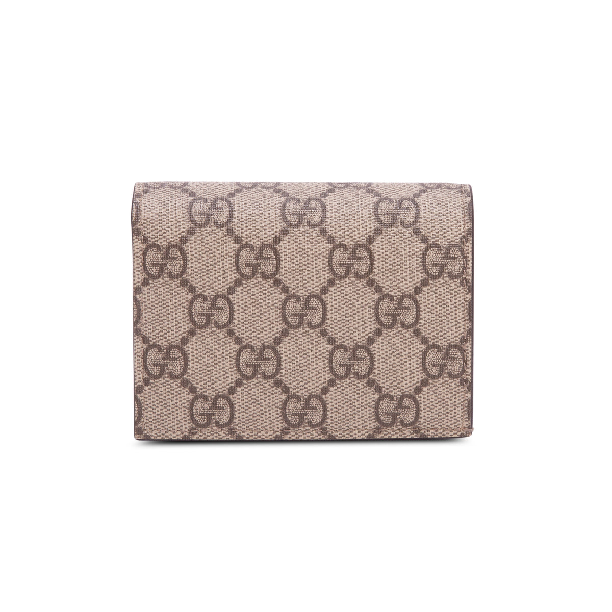 Gucci GG Supreme Canvas Card Case Wallet w/ Box
