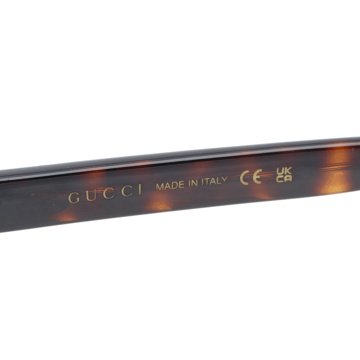 Gucci GG0632SA Brown Havana Acetate Interlocking GG Oversize Square Sunglasses w/ Case