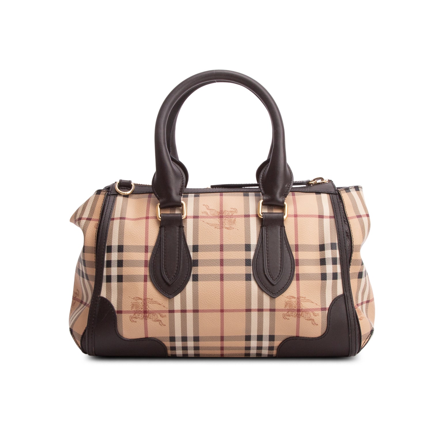 Burberry Haymarket Check Gladstone Tote w/ Strap